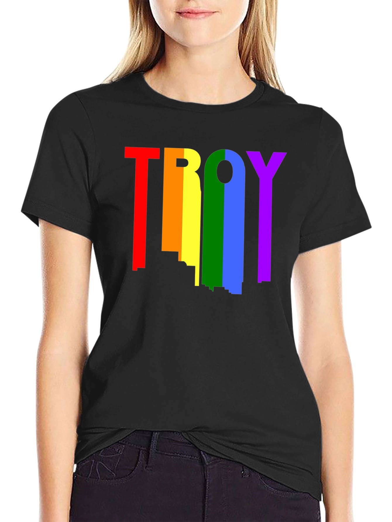 Rainbow Troy Pride T-Shirt