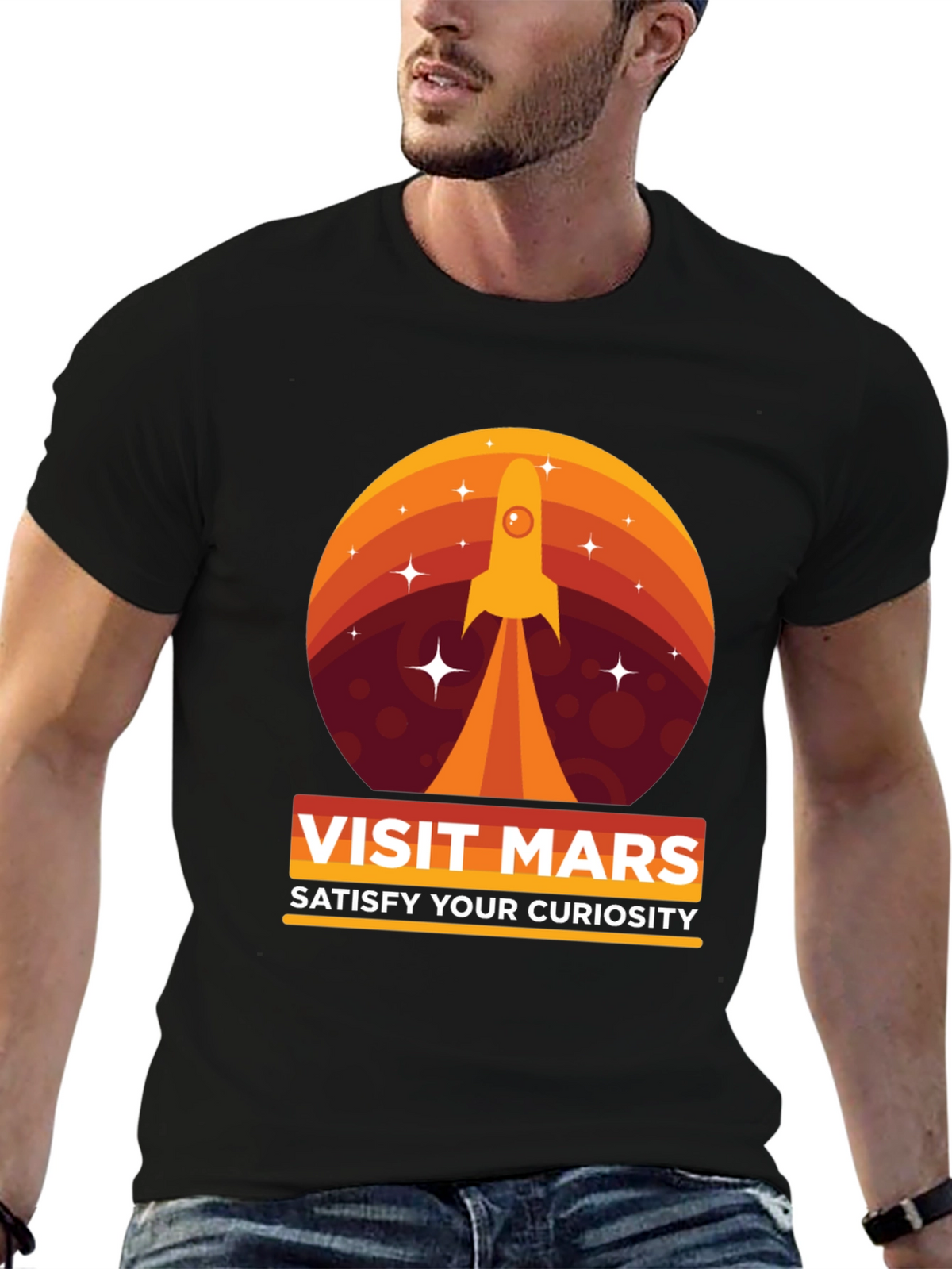 Visit Mars Graphic T-Shirt - Satisfy Your Curiosity
