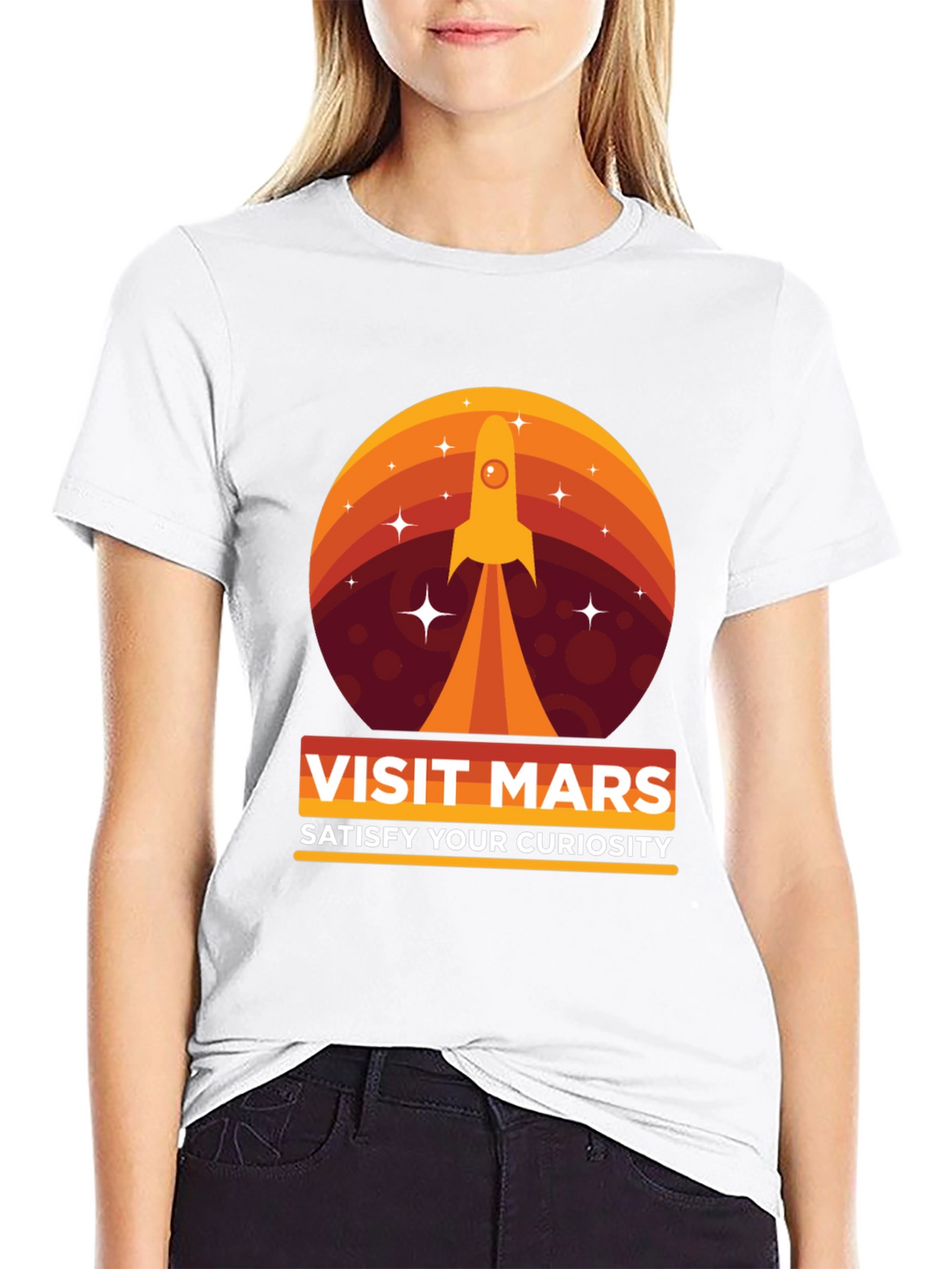 Visit Mars Graphic T-Shirt - Satisfy Your Curiosity