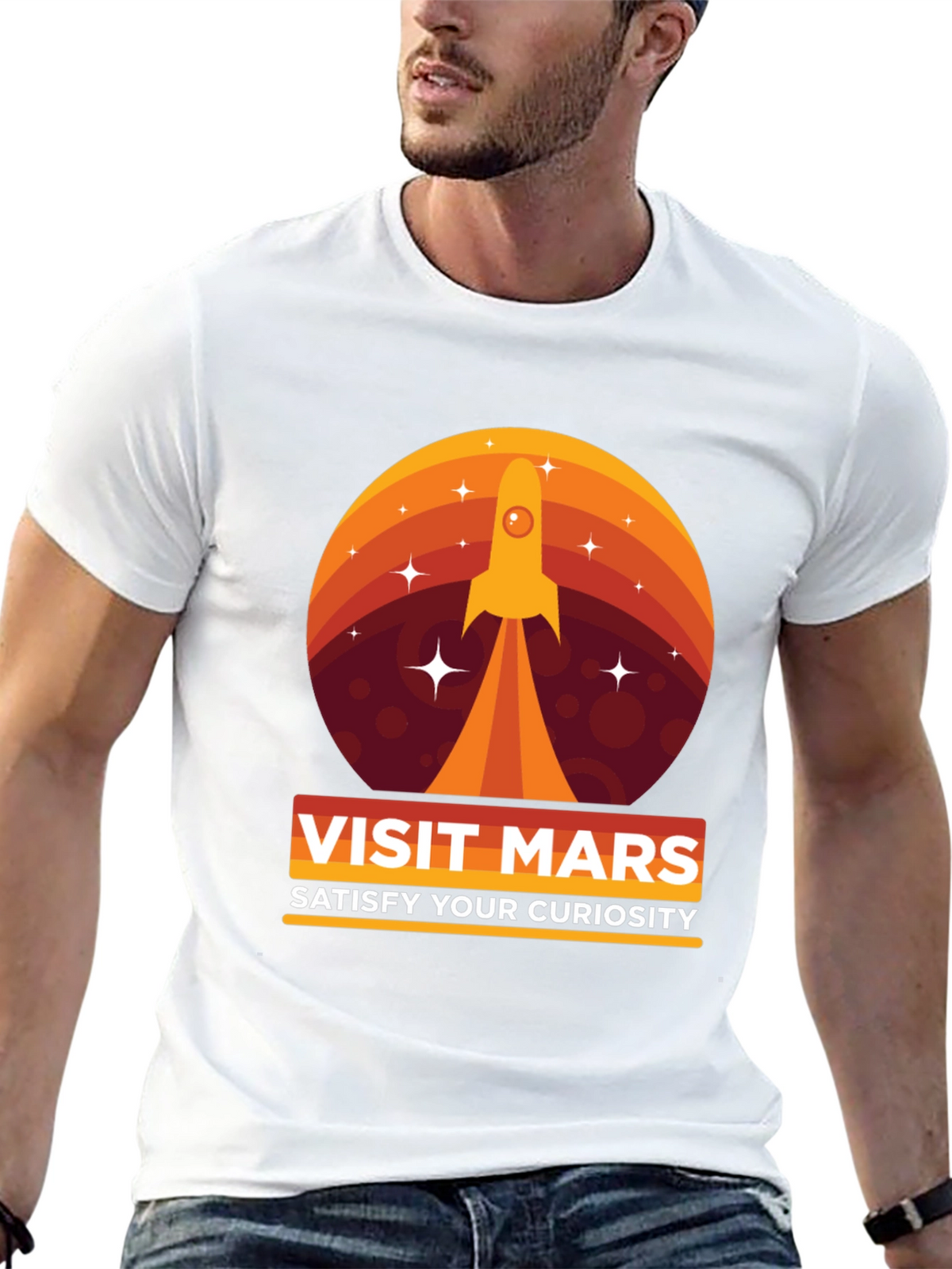 Visit Mars Graphic T-Shirt - Satisfy Your Curiosity