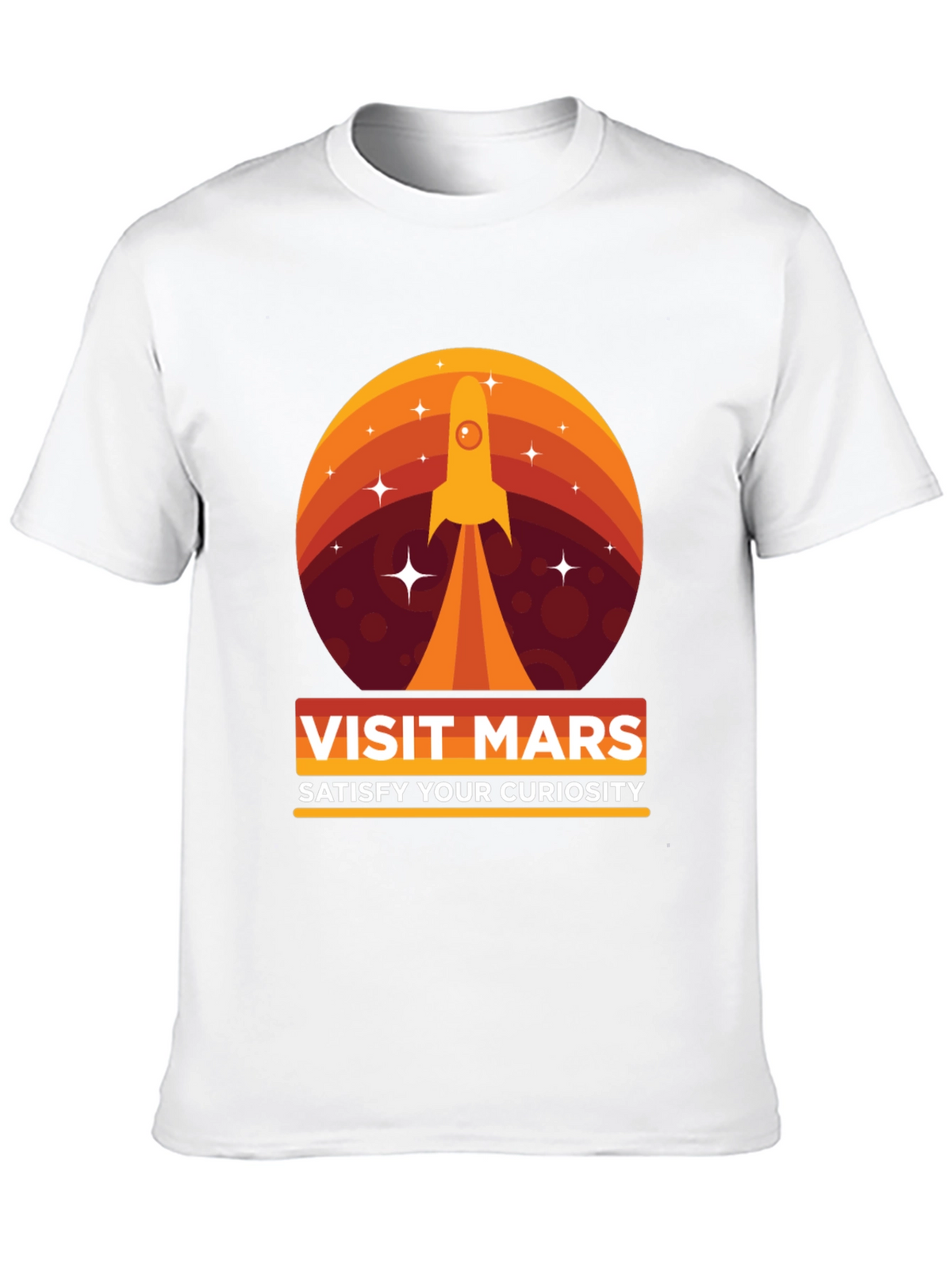 Visit Mars Graphic T-Shirt - Satisfy Your Curiosity
