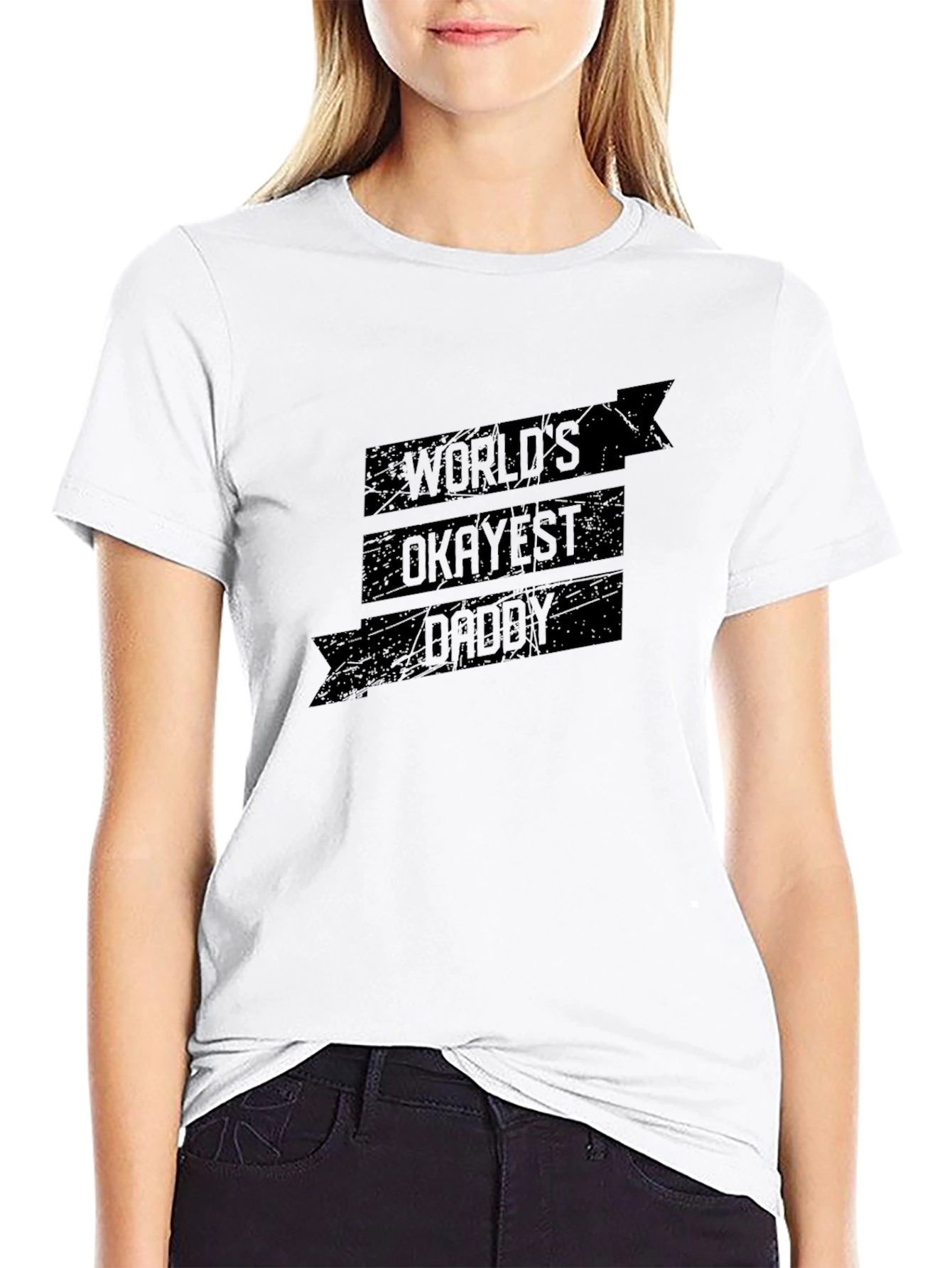 Worlds Okayest Daddy Graphic Tee