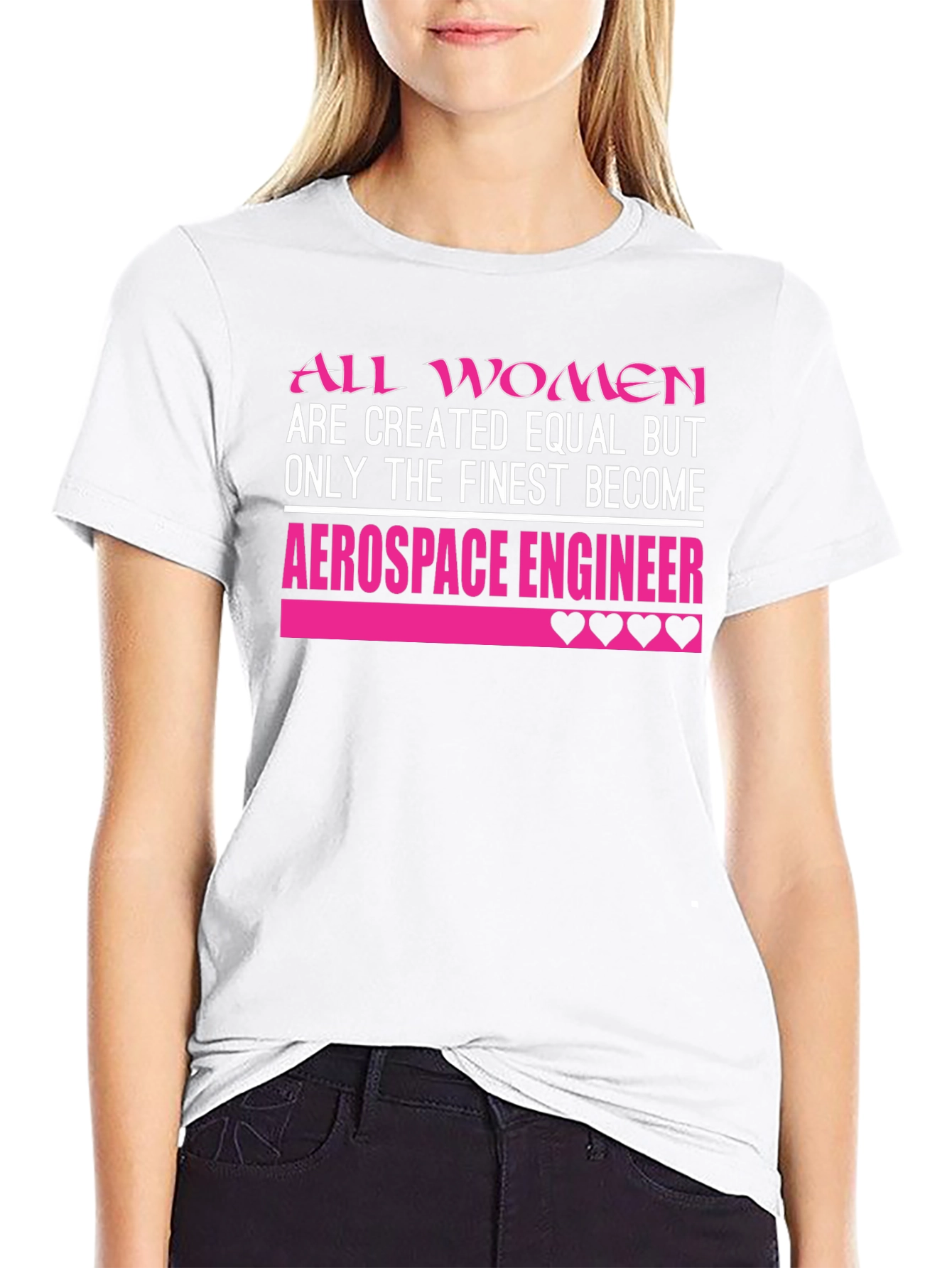 Finest Aerospace Engineer Womens T-Shirt