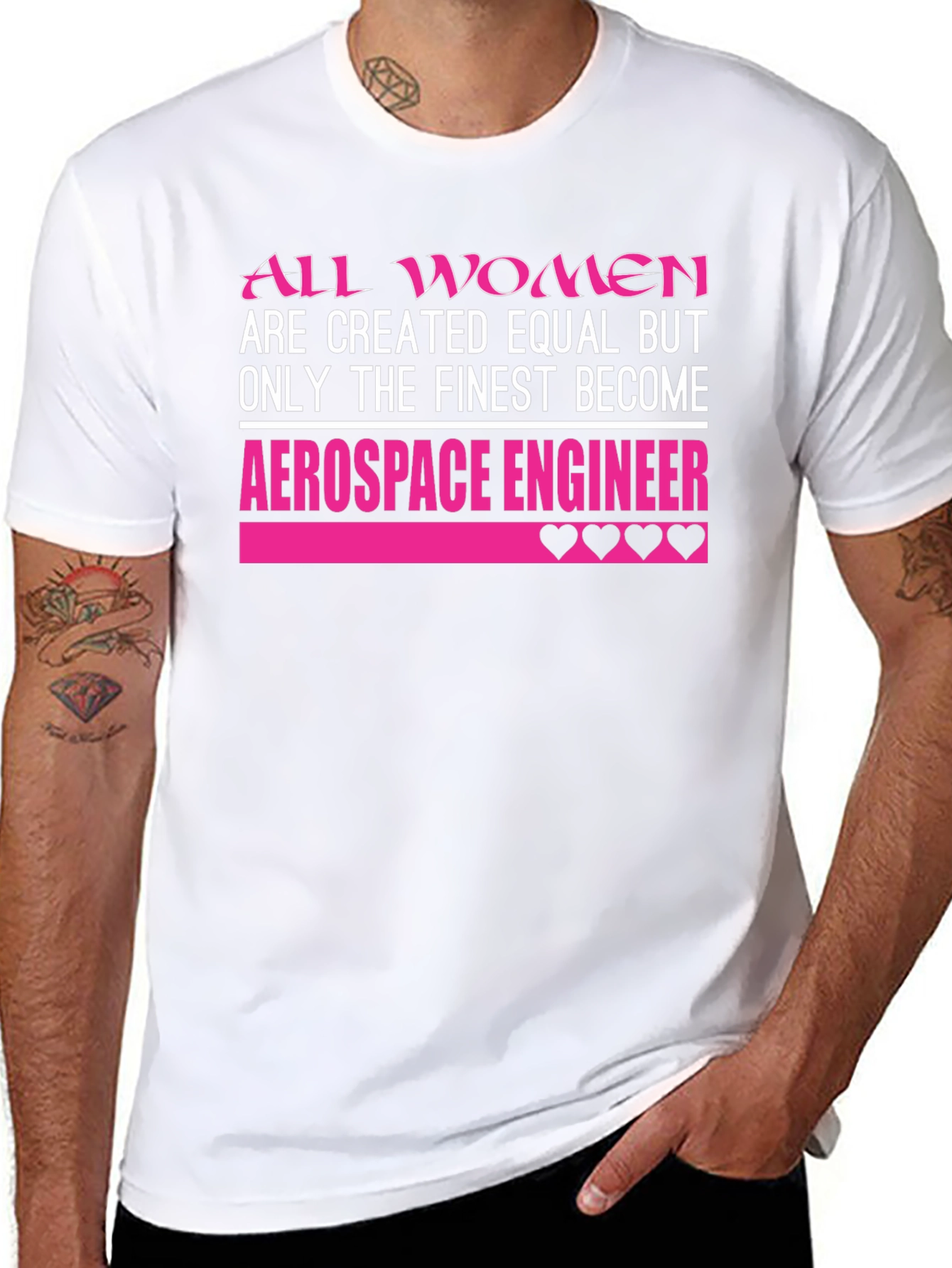 Finest Aerospace Engineer Womens T-Shirt