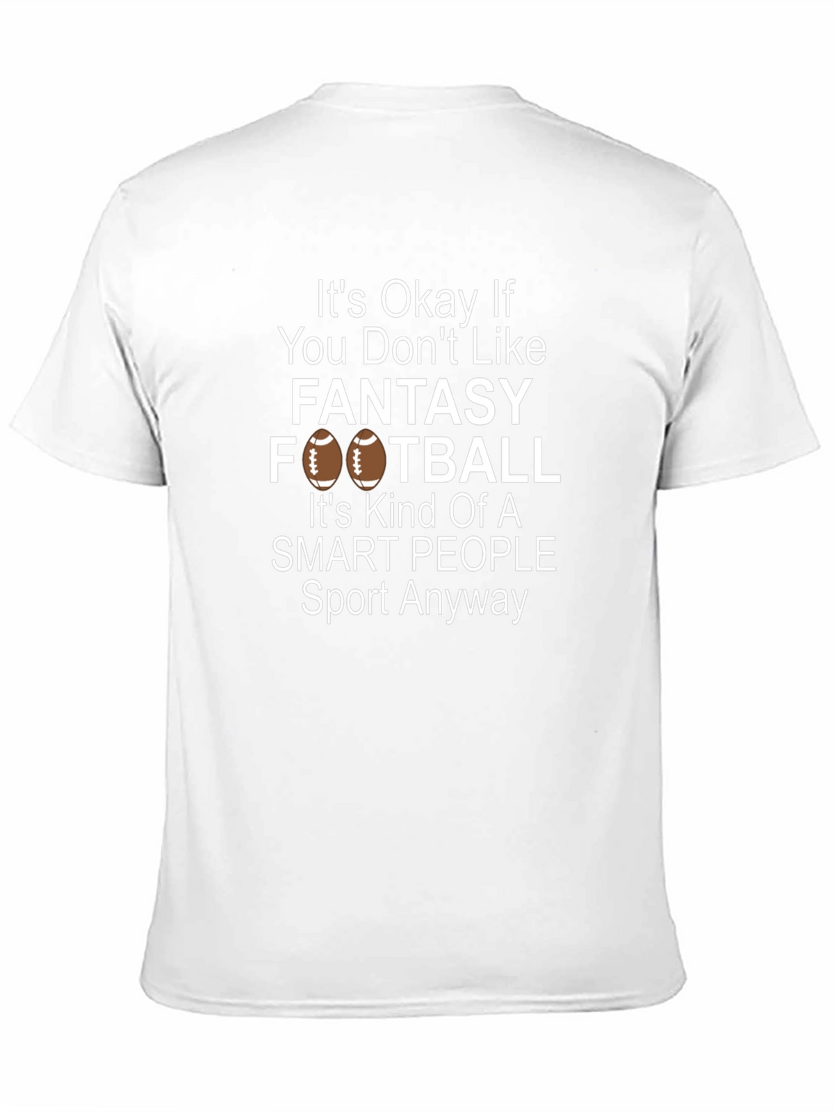 Fantasy Football T-Shirt - Smart People Sport Tee