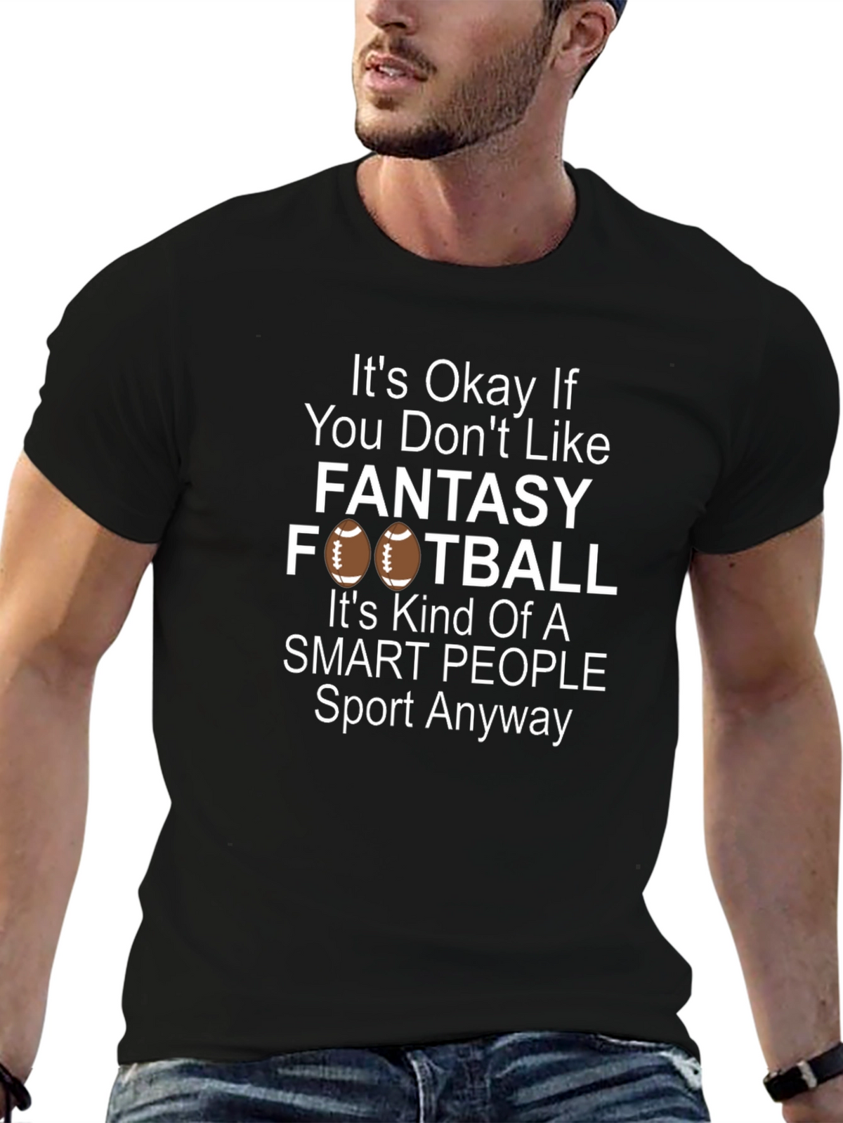 Fantasy Football T-Shirt - Smart People Sport Tee