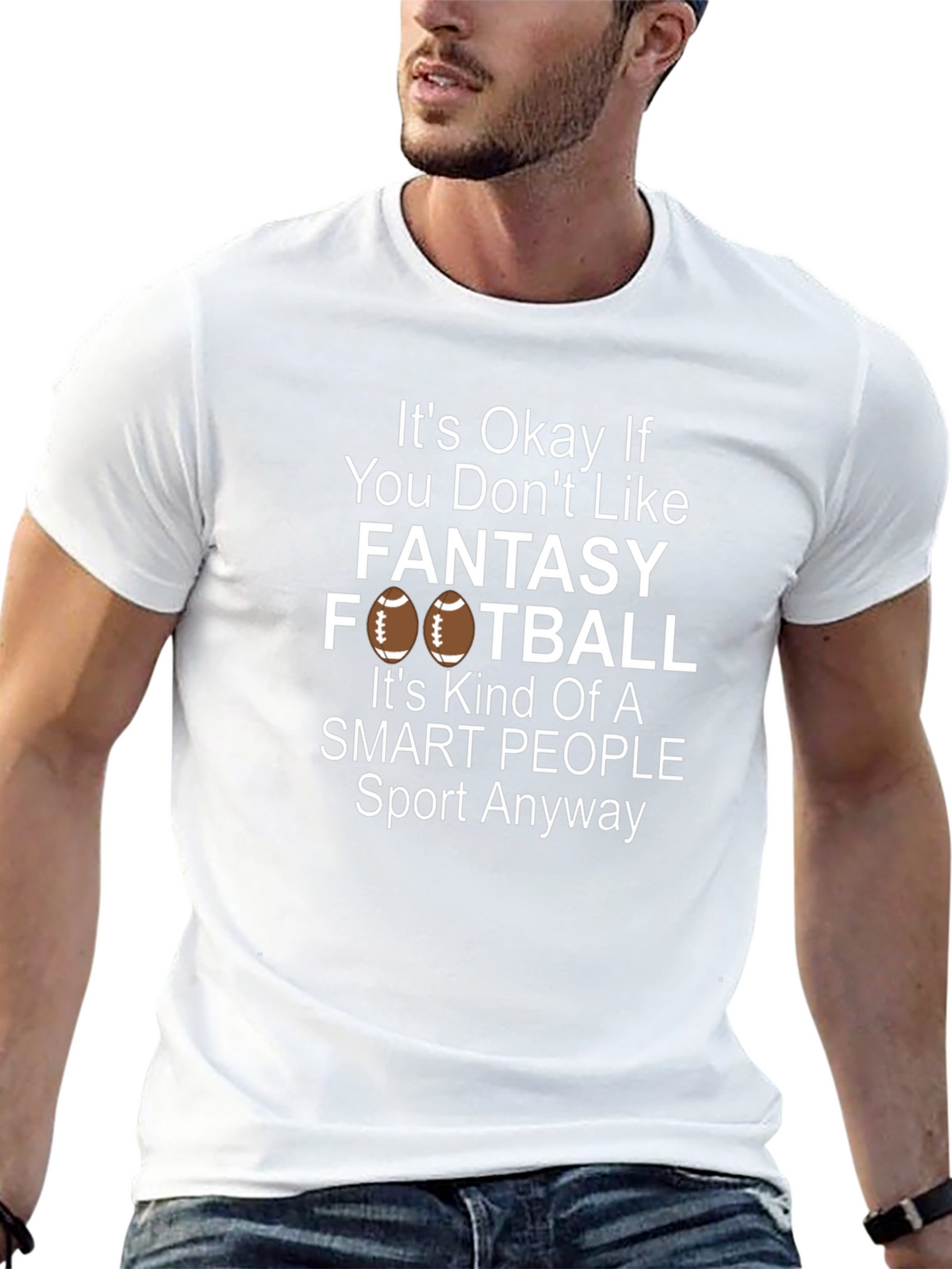 Fantasy Football T-Shirt - Smart People Sport Tee