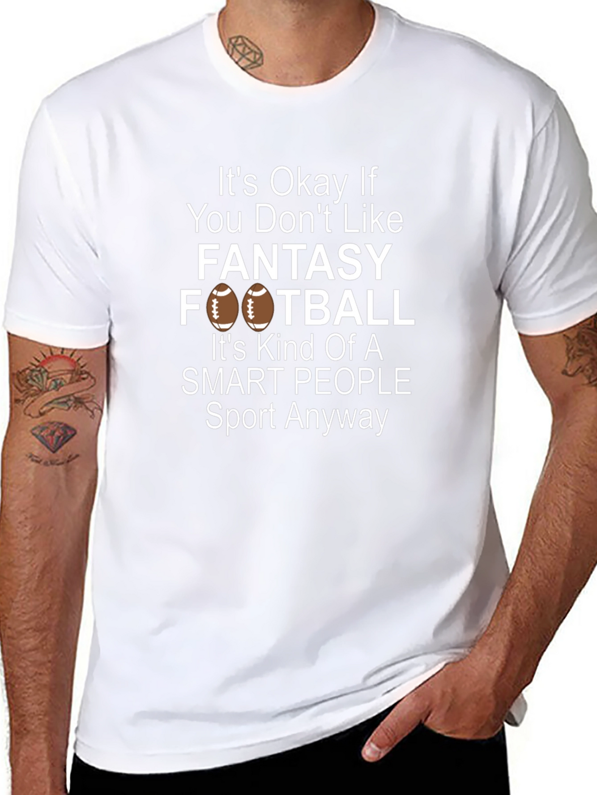 Fantasy Football T-Shirt - Smart People Sport Tee