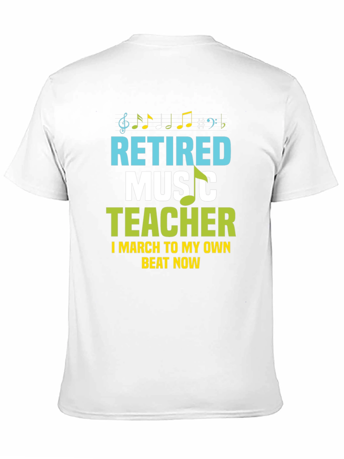 Retired Music Teacher Graphic T-Shirt