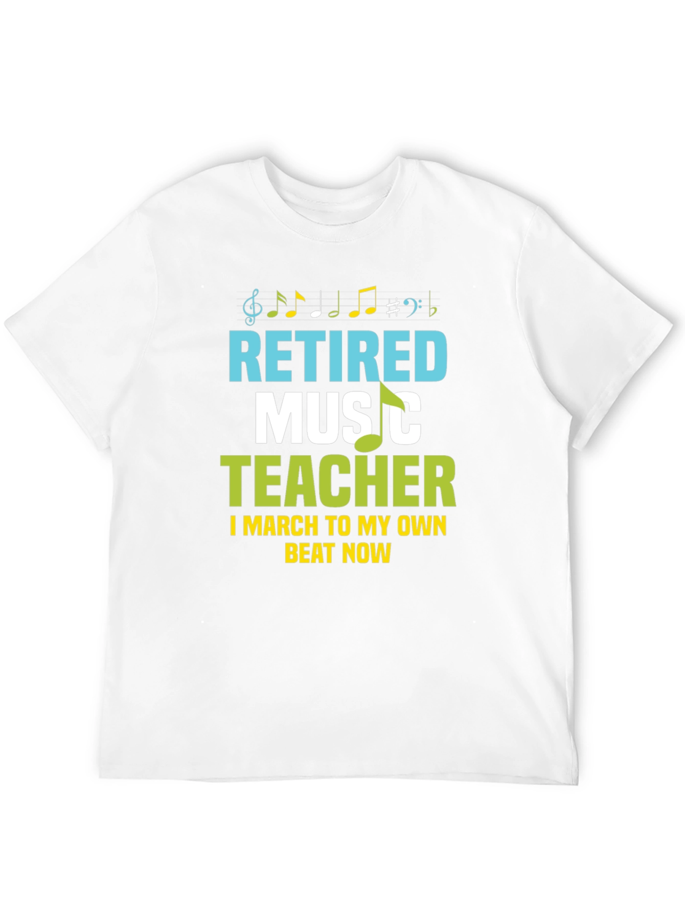 Retired Music Teacher Graphic T-Shirt