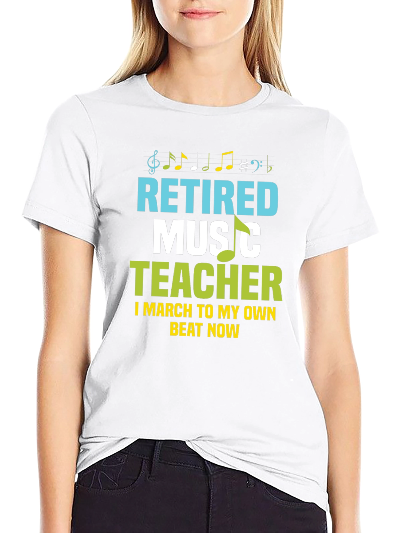 Retired Music Teacher Graphic T-Shirt