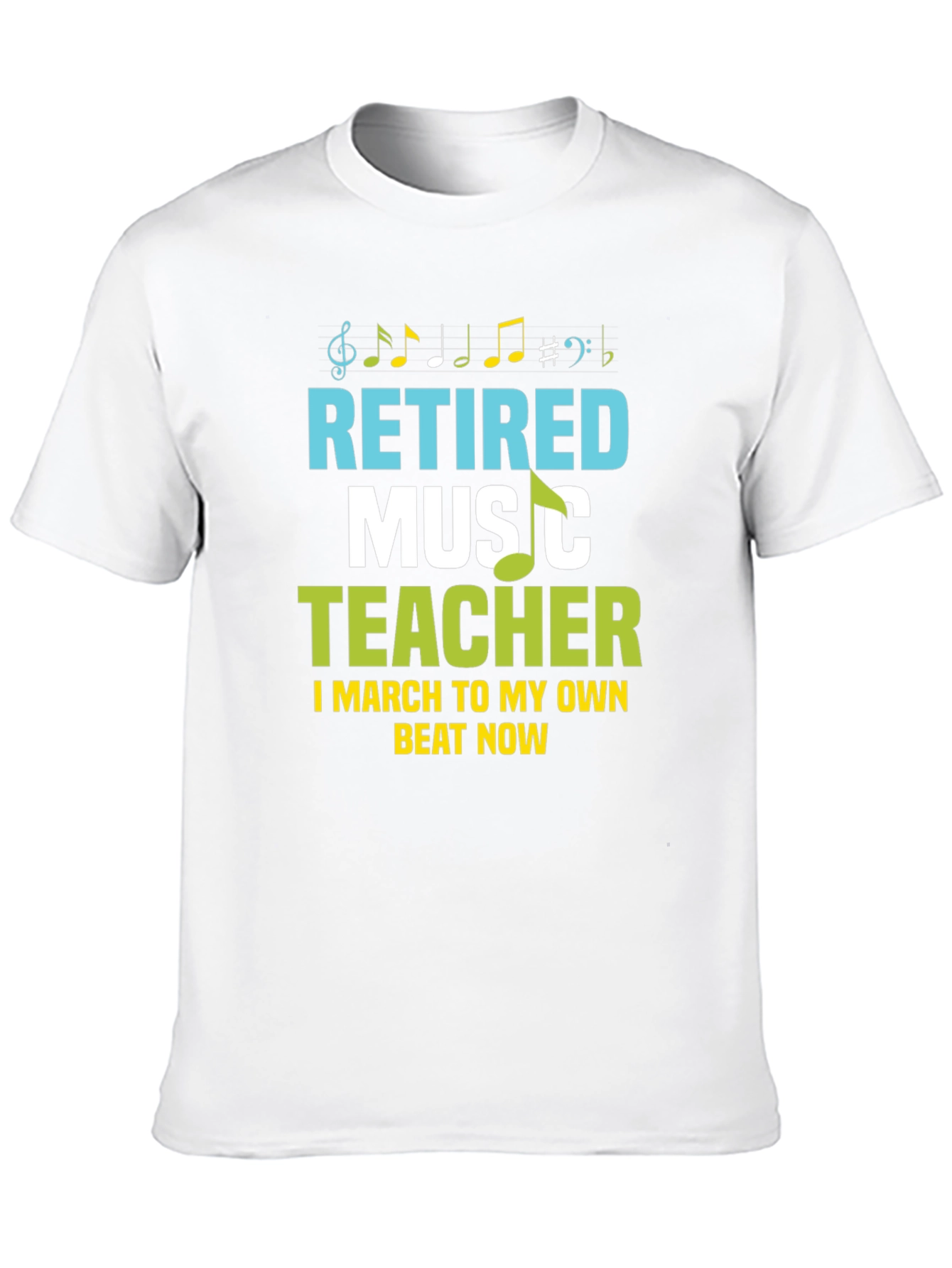 Retired Music Teacher Graphic T-Shirt
