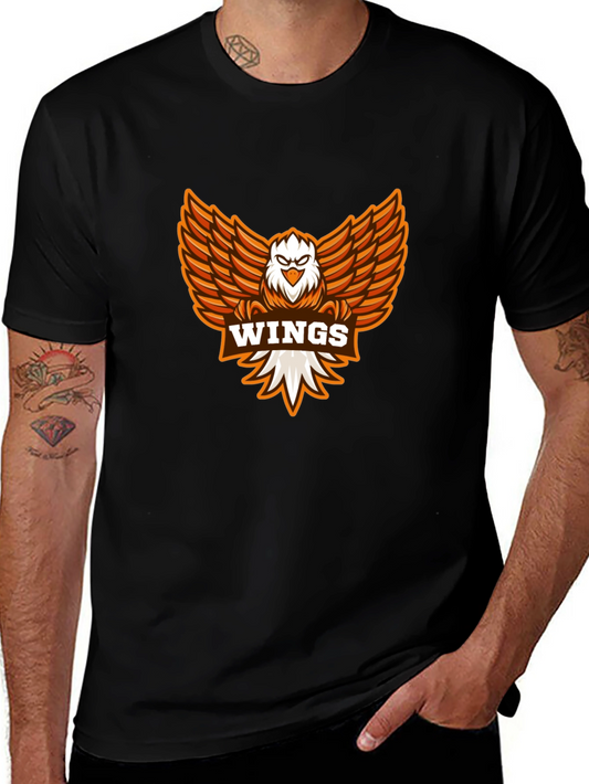 Wings Graphic Tee - Black