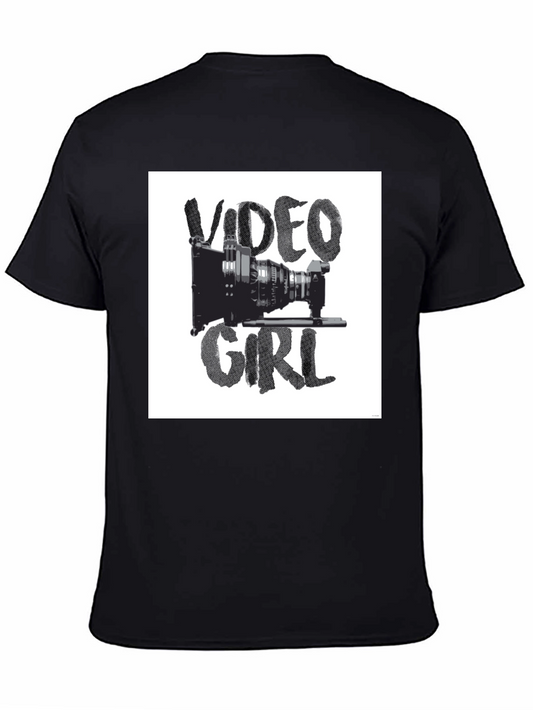 Video Girl Black Graphic Tee