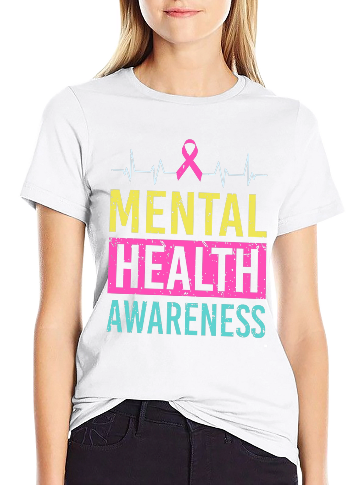 Mental Health Awareness T-Shirt - Black