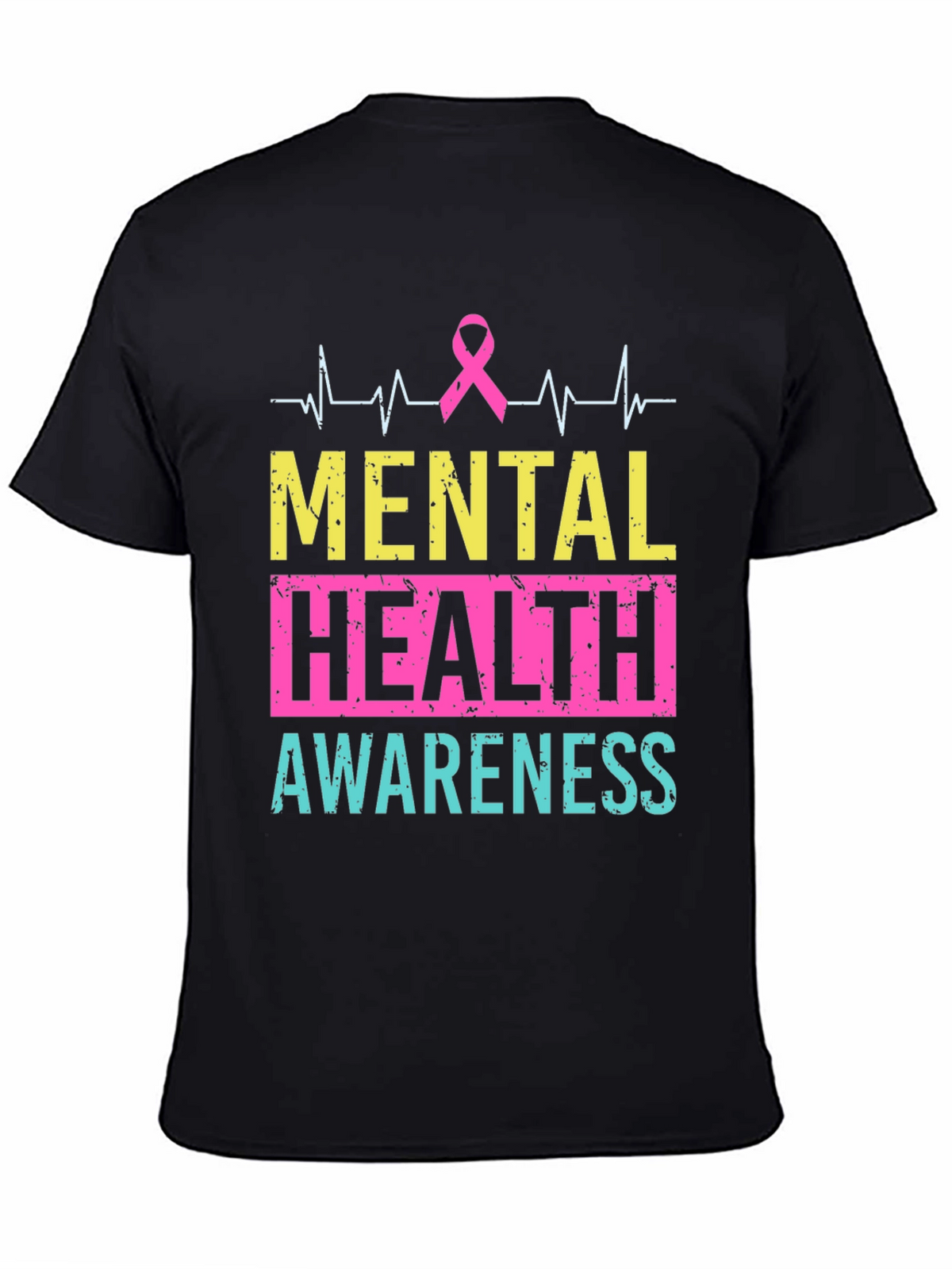 Mental Health Awareness T-Shirt - Black