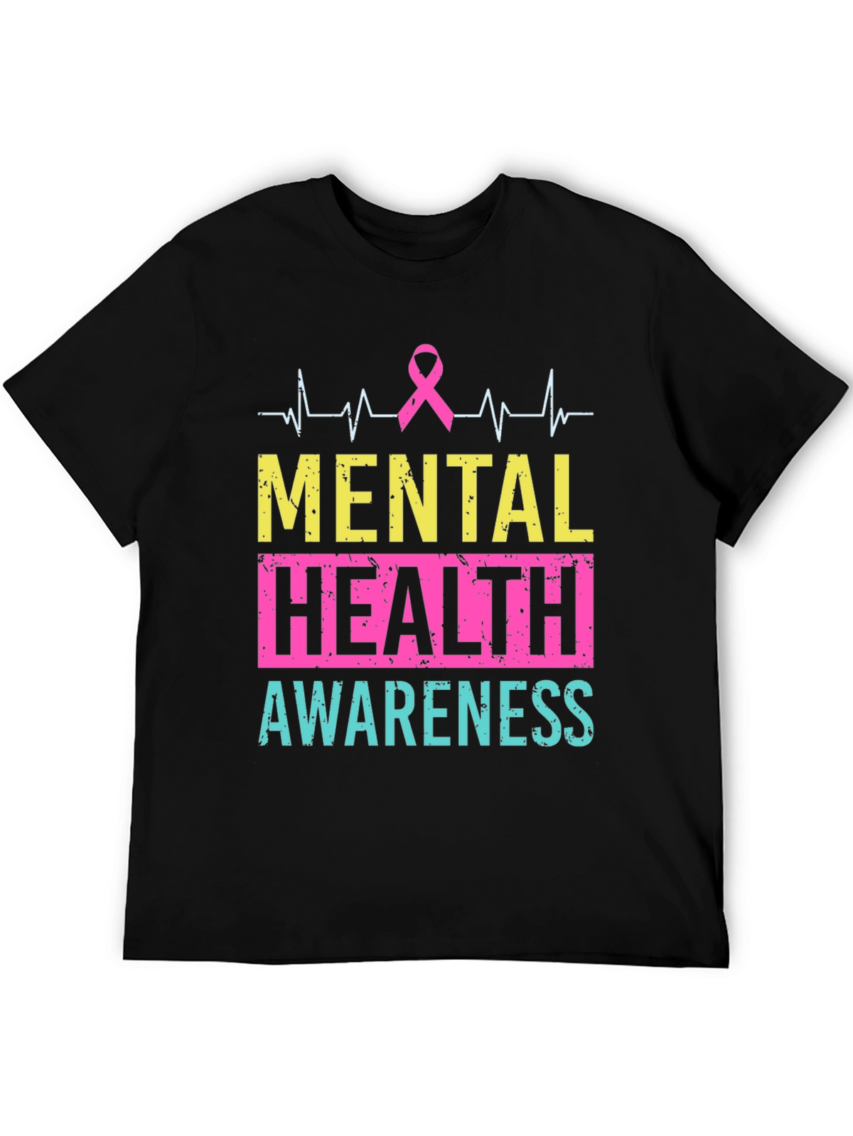 Mental Health Awareness T-Shirt - Black