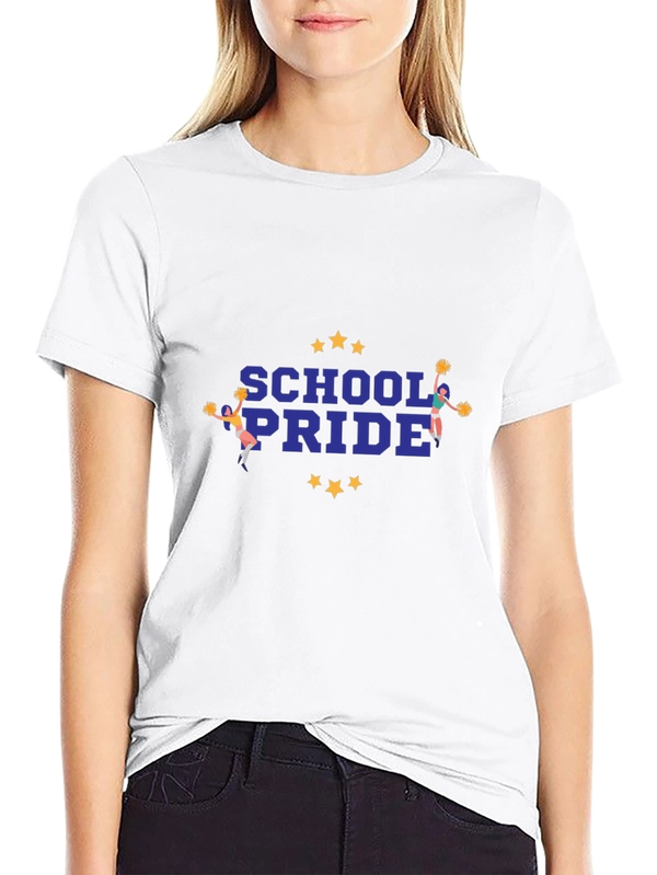 School Pride T-Shirt - Black Graphic Tee