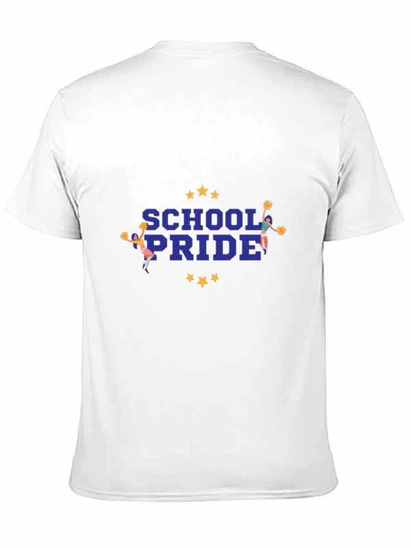 School Pride T-Shirt - Black Graphic Tee