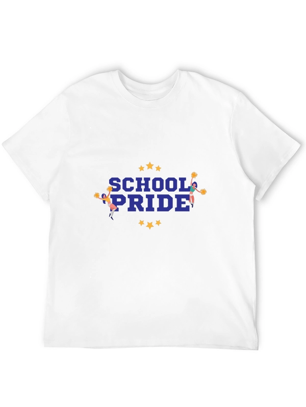 School Pride T-Shirt - Black Graphic Tee