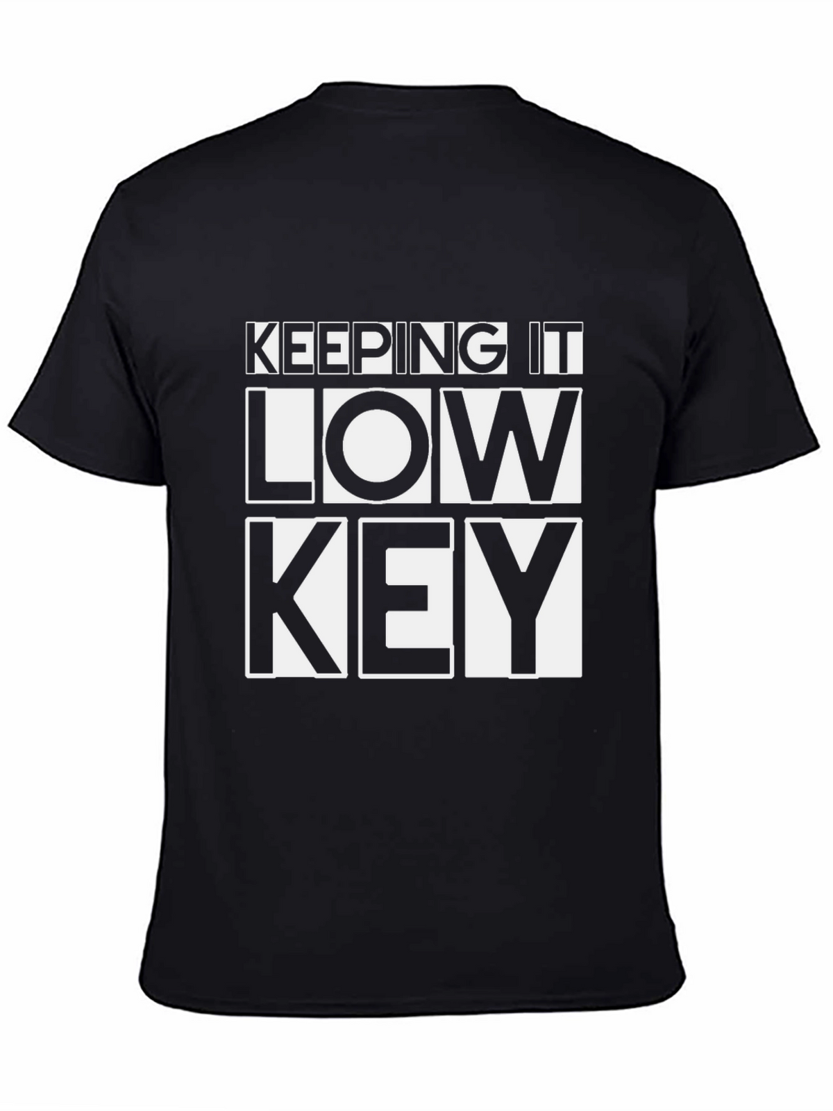 Keeping it Low Key Graphic Tee - Black