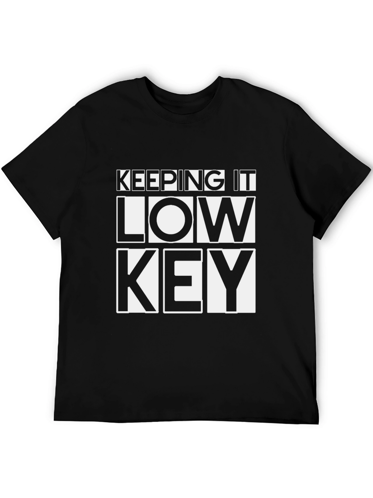 Keeping it Low Key Graphic Tee - Black