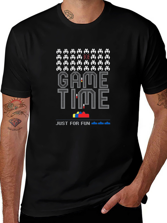 Retro Game Time Pixel Art T-Shirt