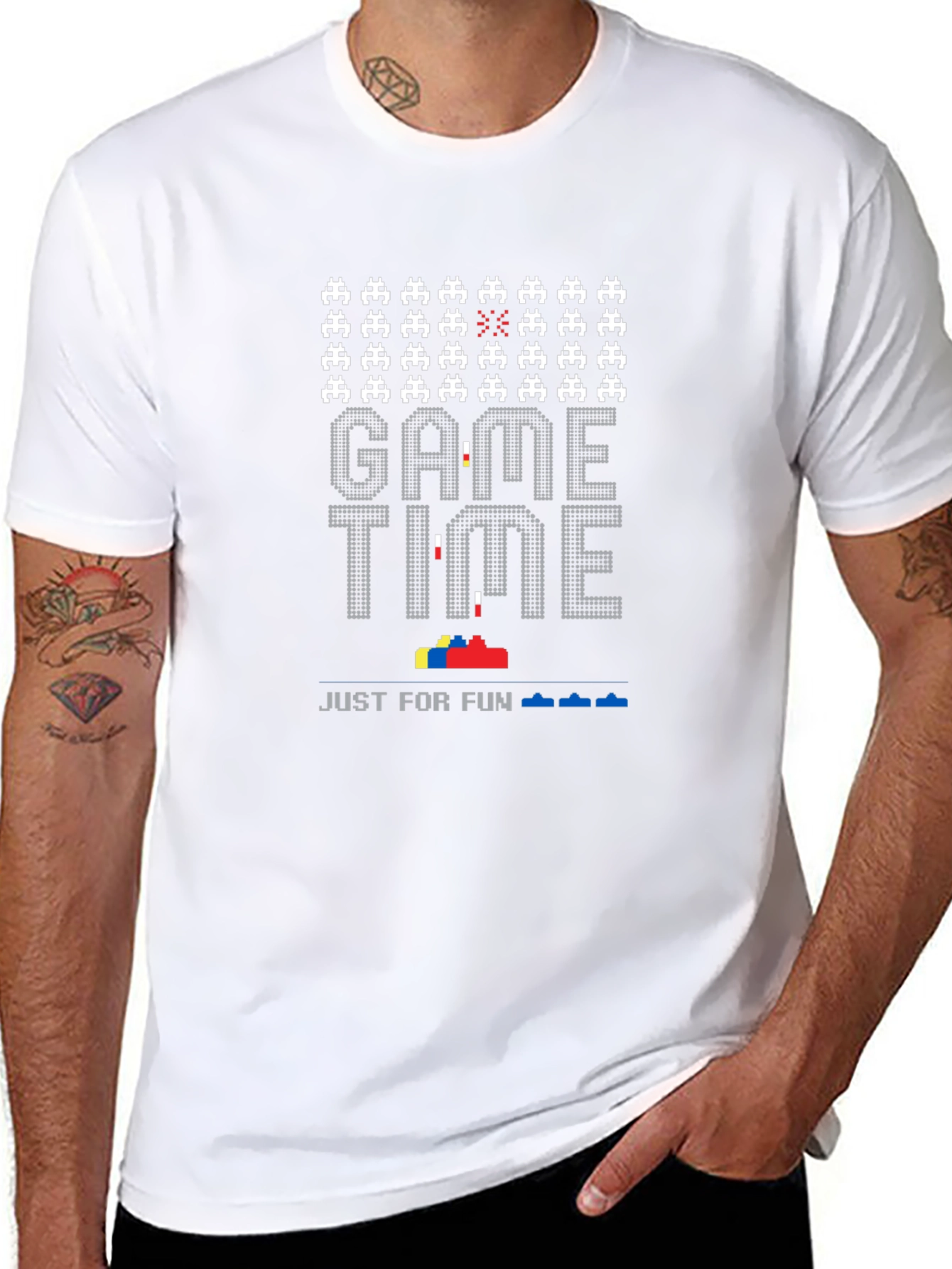 Retro Game Time Pixel Art T-Shirt