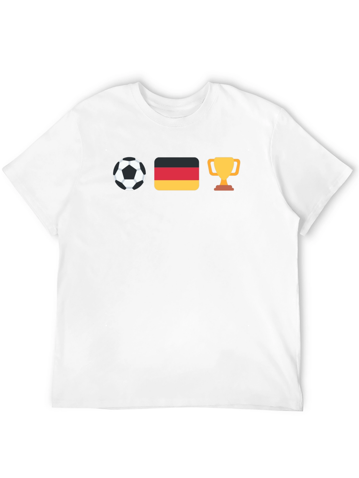 Germany Soccer Fan T-Shirt - Football Flag & Trophy