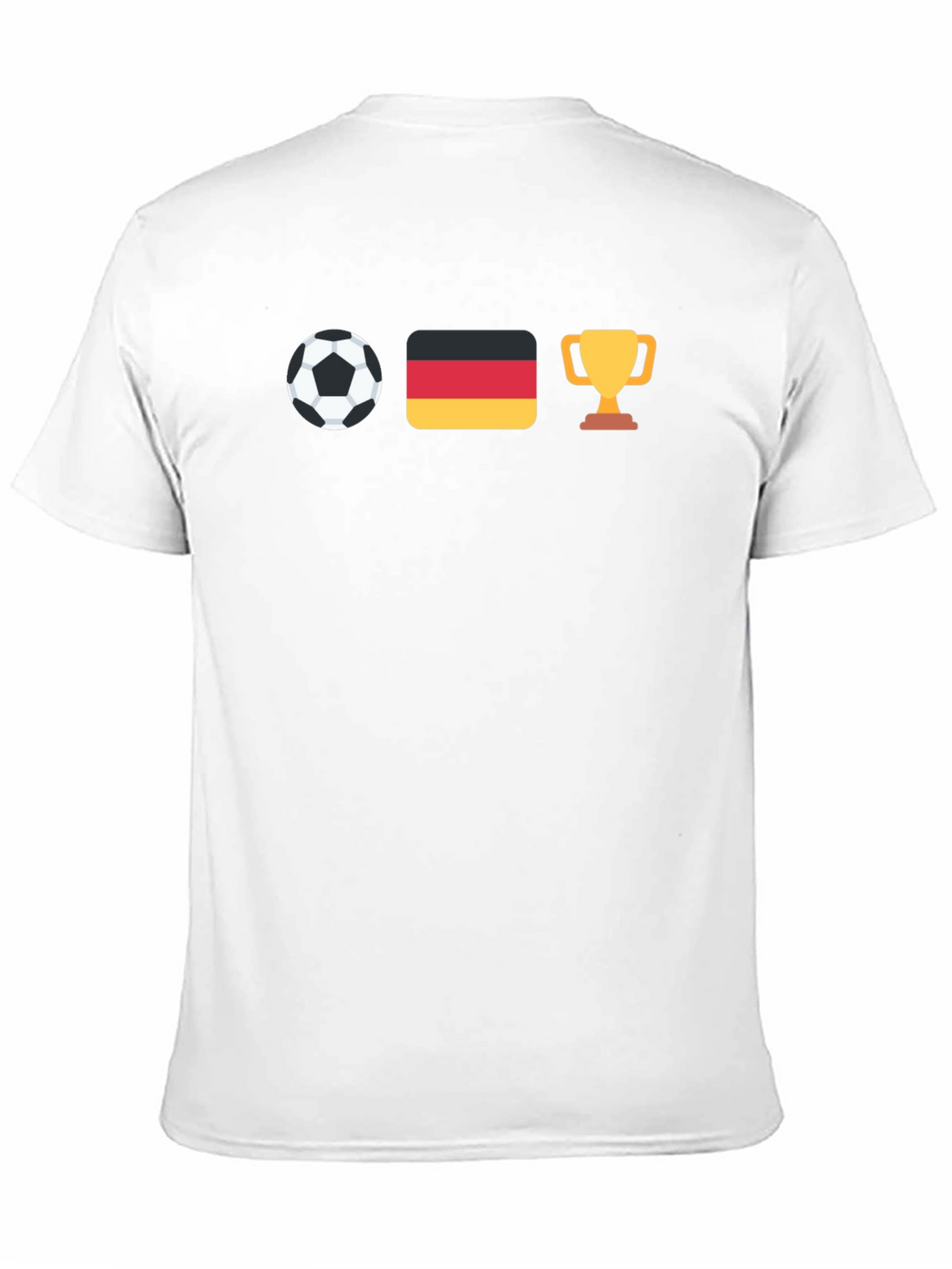 Germany Soccer Fan T-Shirt - Football Flag & Trophy