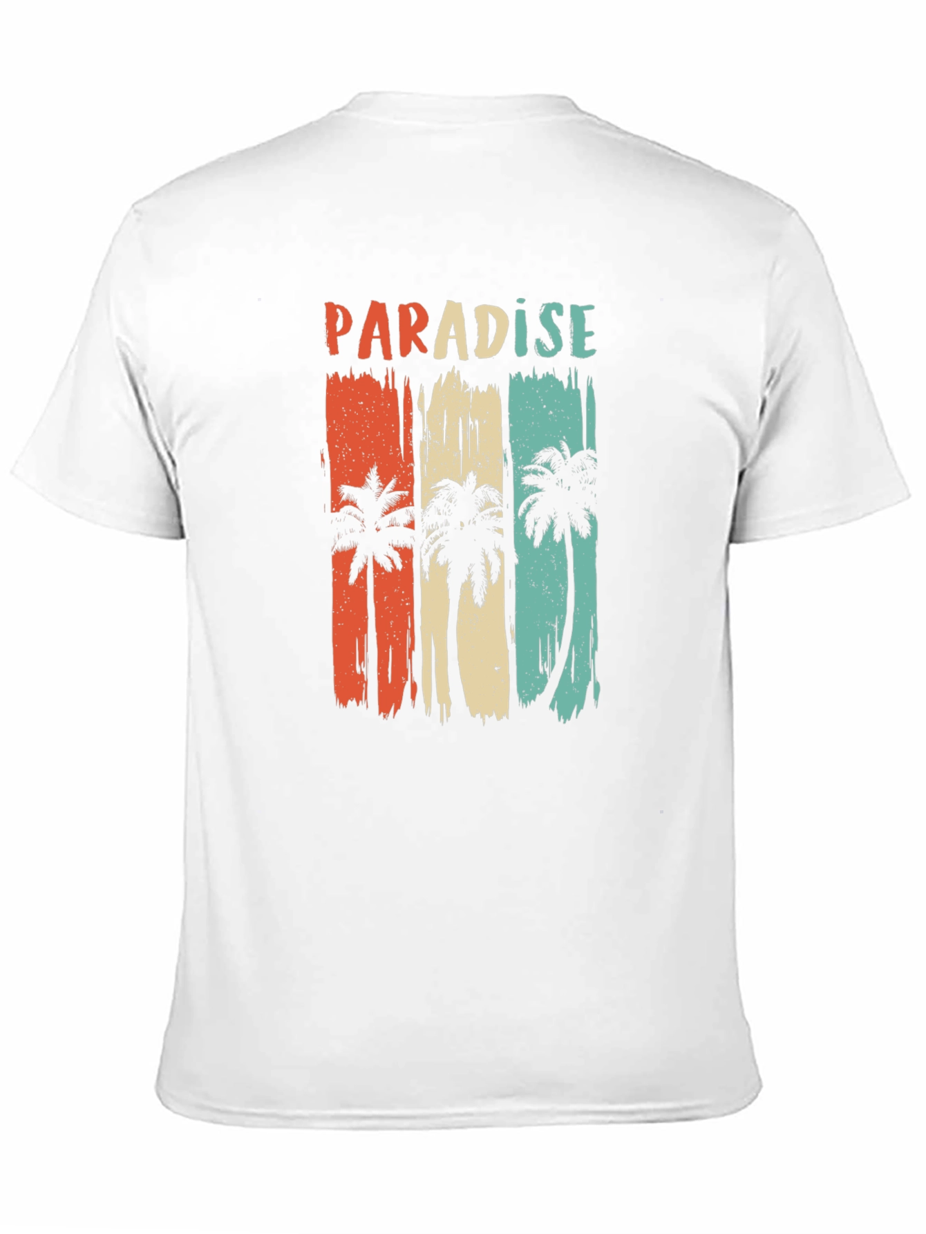 Retro Paradise Palm Tree Graphic T-Shirt