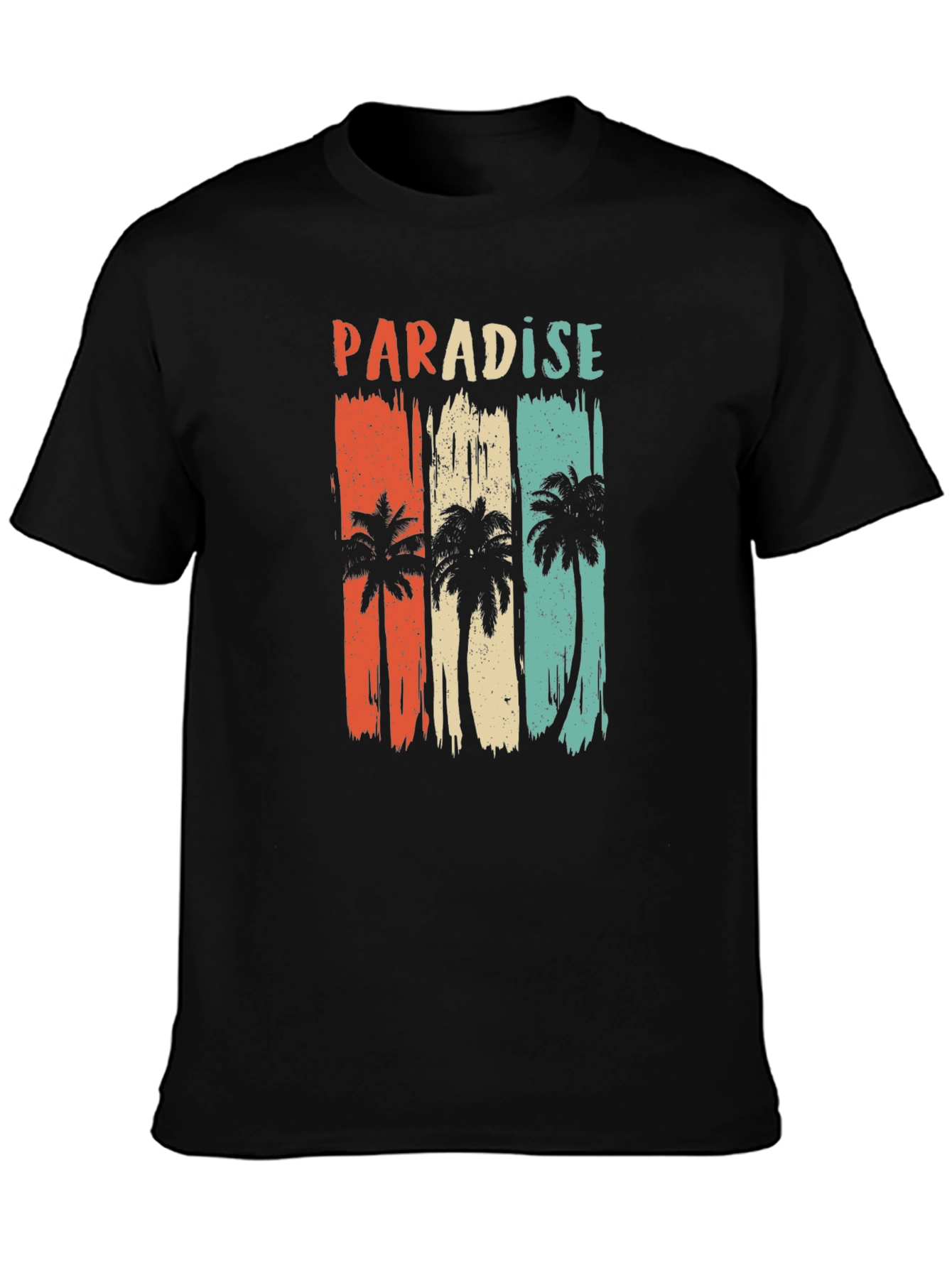 Retro Paradise Palm Tree Graphic T-Shirt