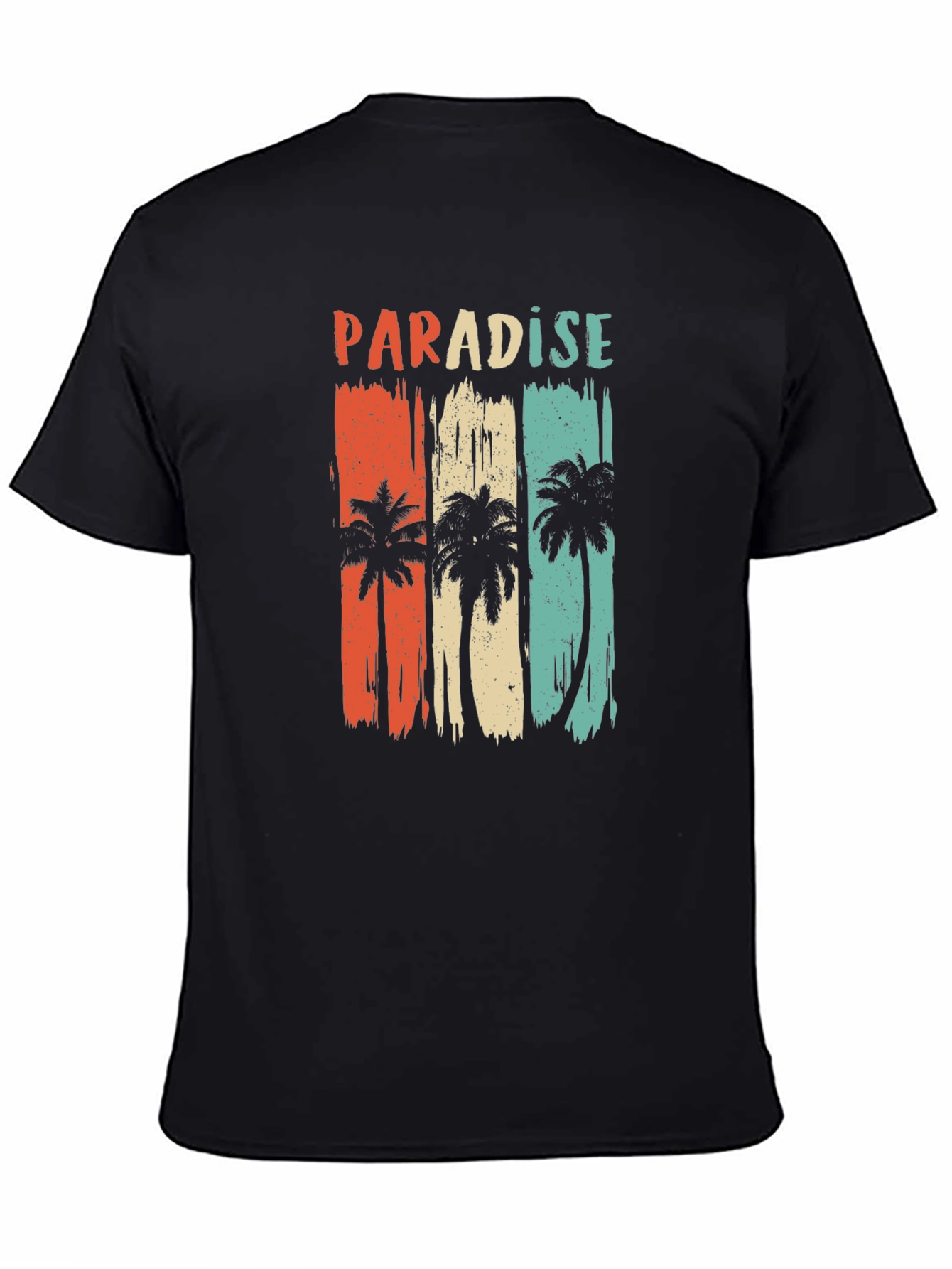 Retro Paradise Palm Tree Graphic T-Shirt