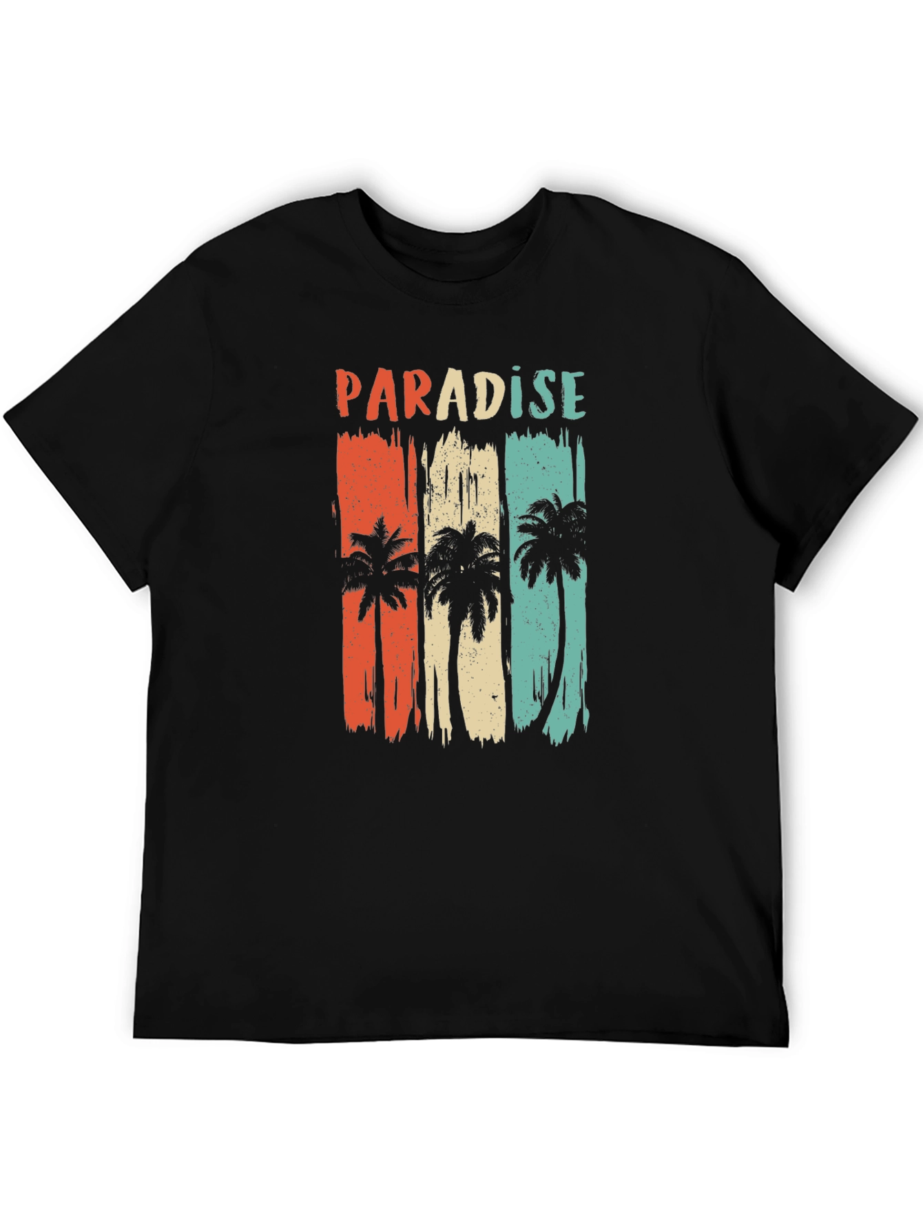 Retro Paradise Palm Tree Graphic T-Shirt