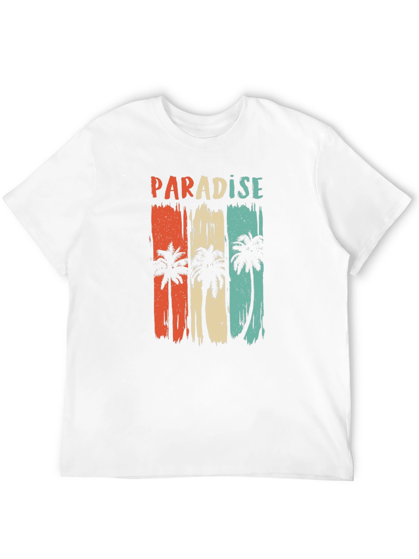 Retro Paradise Palm Tree Graphic T-Shirt