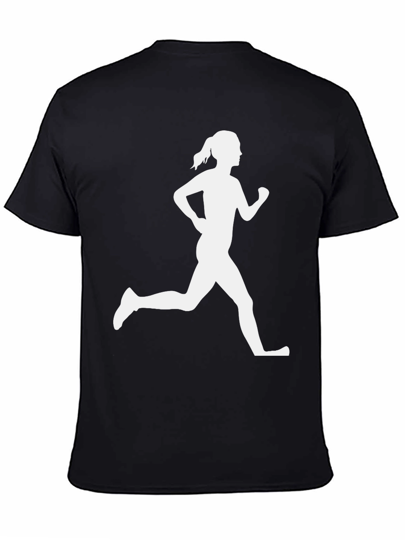 Runner Silhouette Tee - Black Graphic T-Shirt