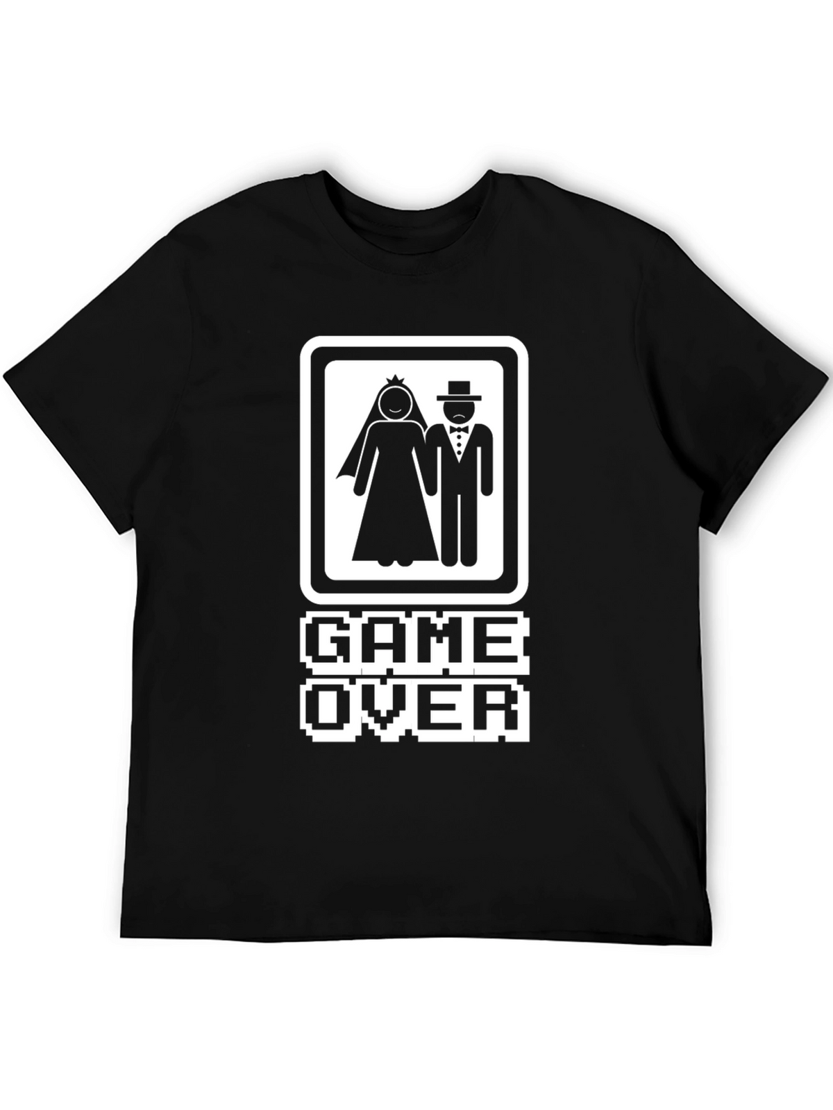 Game Over Wedding T-Shirt - Gamer Bride & Groom