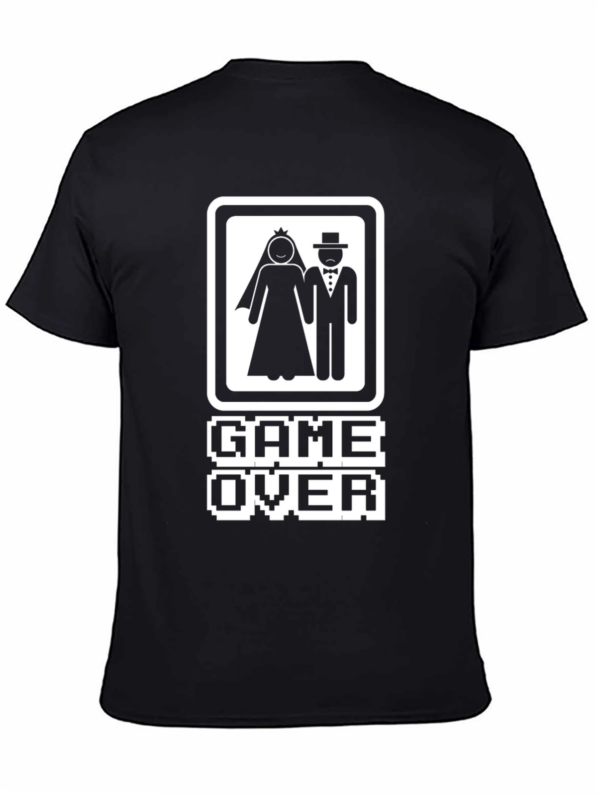 Game Over Wedding T-Shirt - Gamer Bride & Groom
