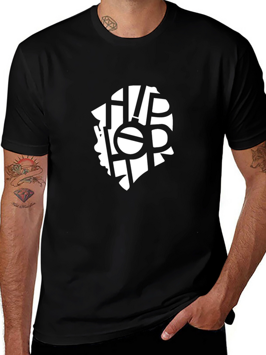 Hip Hop Graphic Black T-Shirt