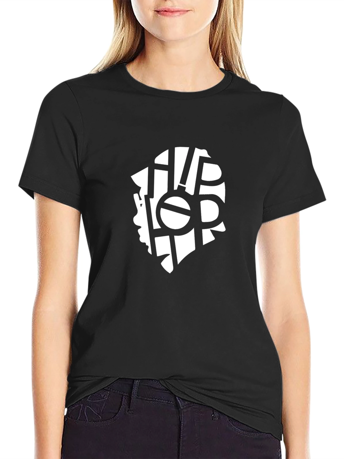 Hip Hop Graphic Black T-Shirt