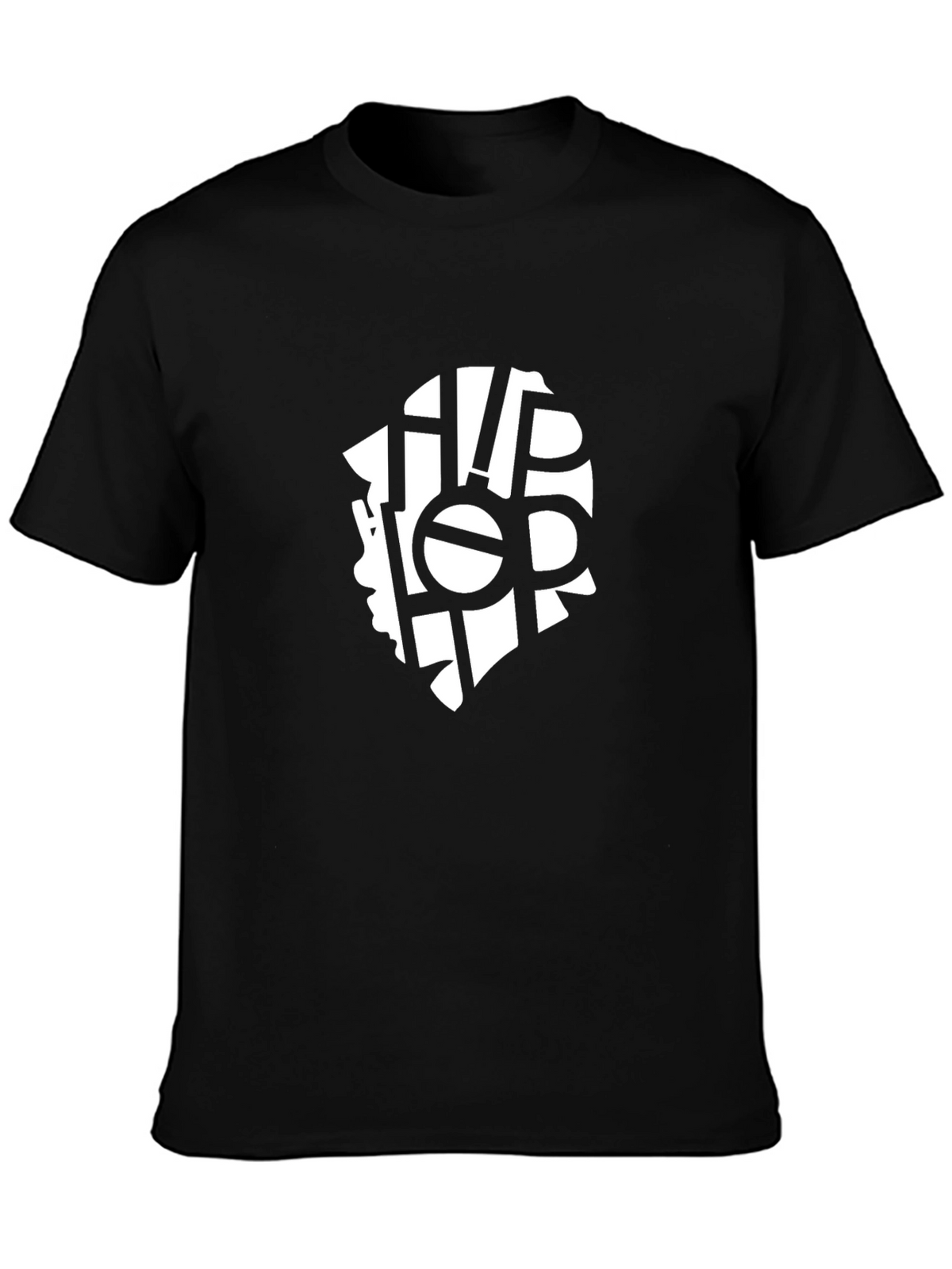 Hip Hop Graphic Black T-Shirt