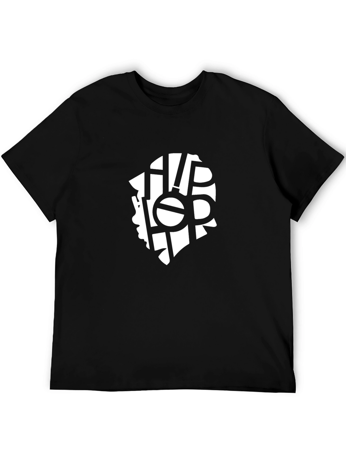 Hip Hop Graphic Black T-Shirt