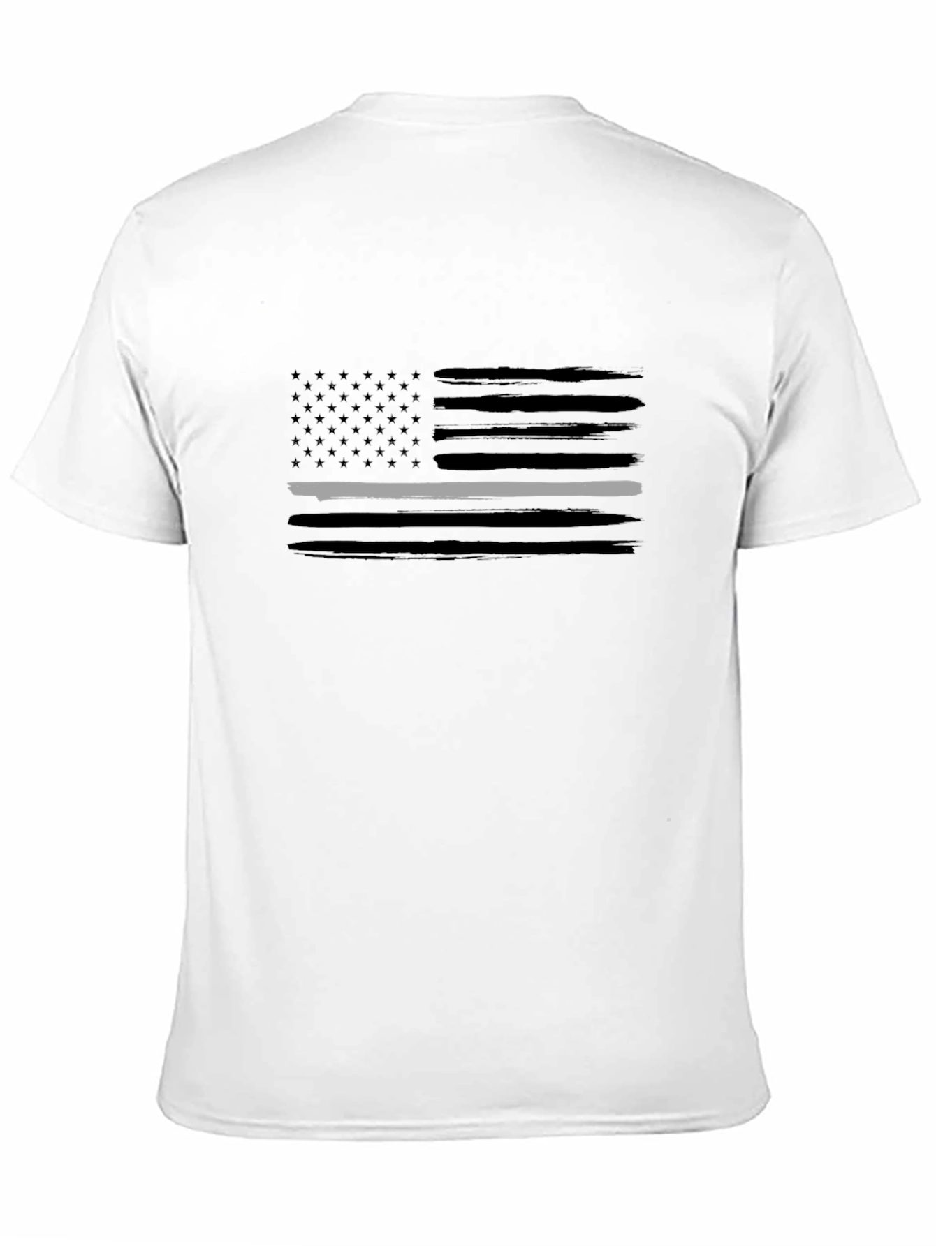 Thin Gray Line American Flag T-Shirt