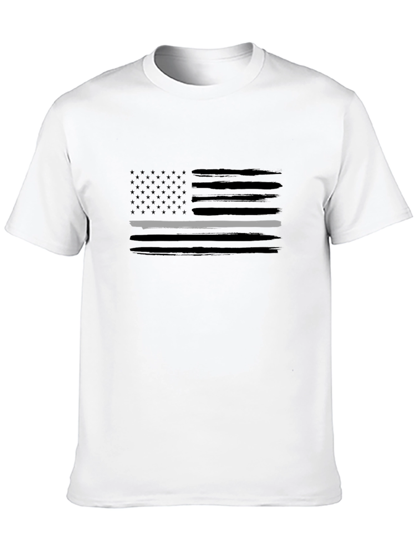 Thin Gray Line American Flag T-Shirt
