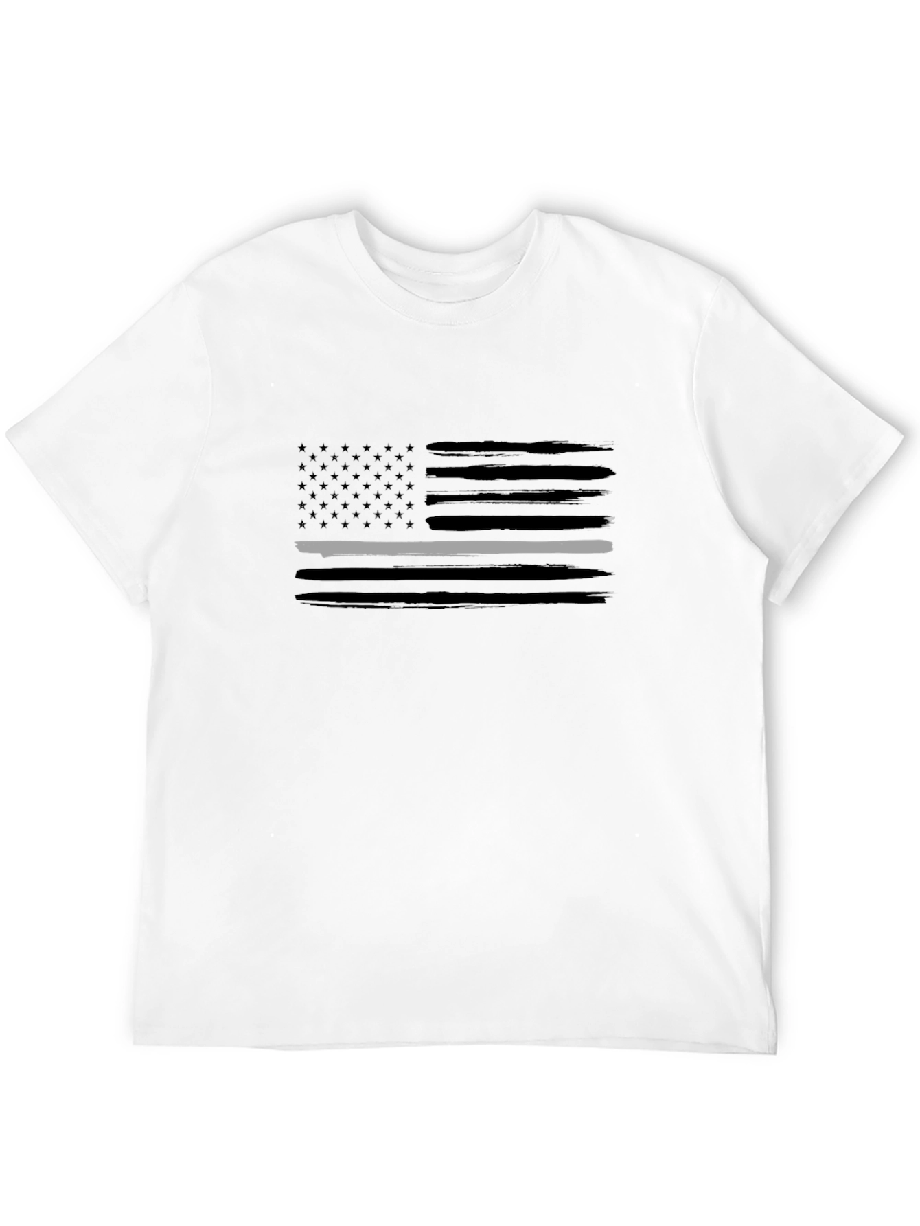Thin Gray Line American Flag T-Shirt
