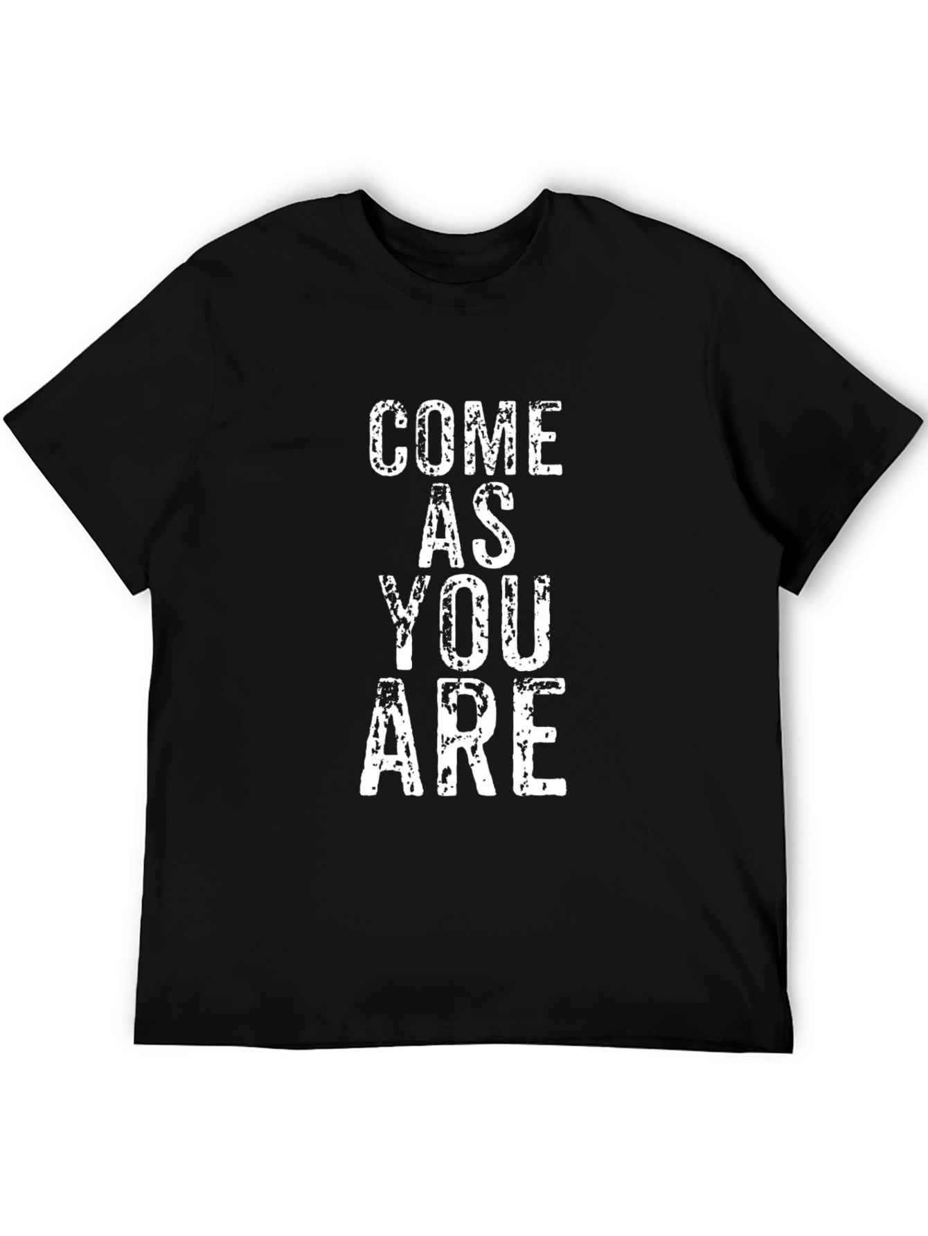 Come As You Are Graphic Tee - Black