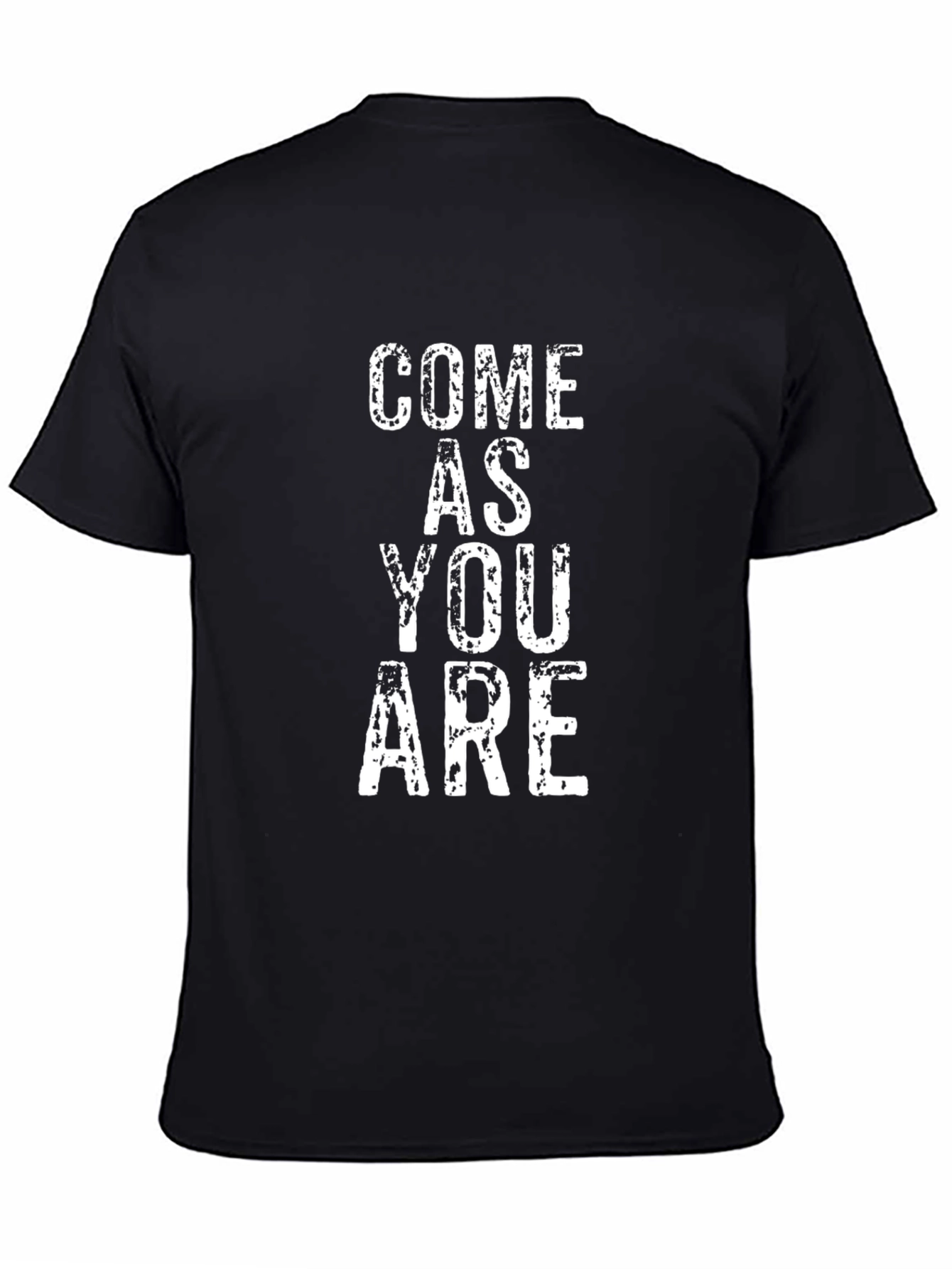 Come As You Are Graphic Tee - Black