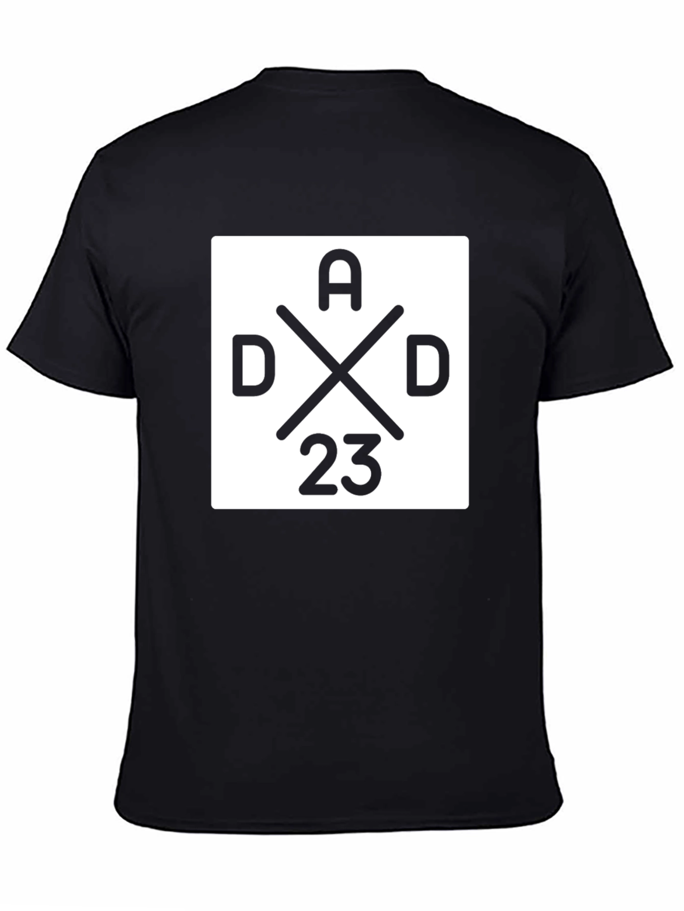 Dad 23 Graphic T-Shirt - Stylish Black Cotton Tee