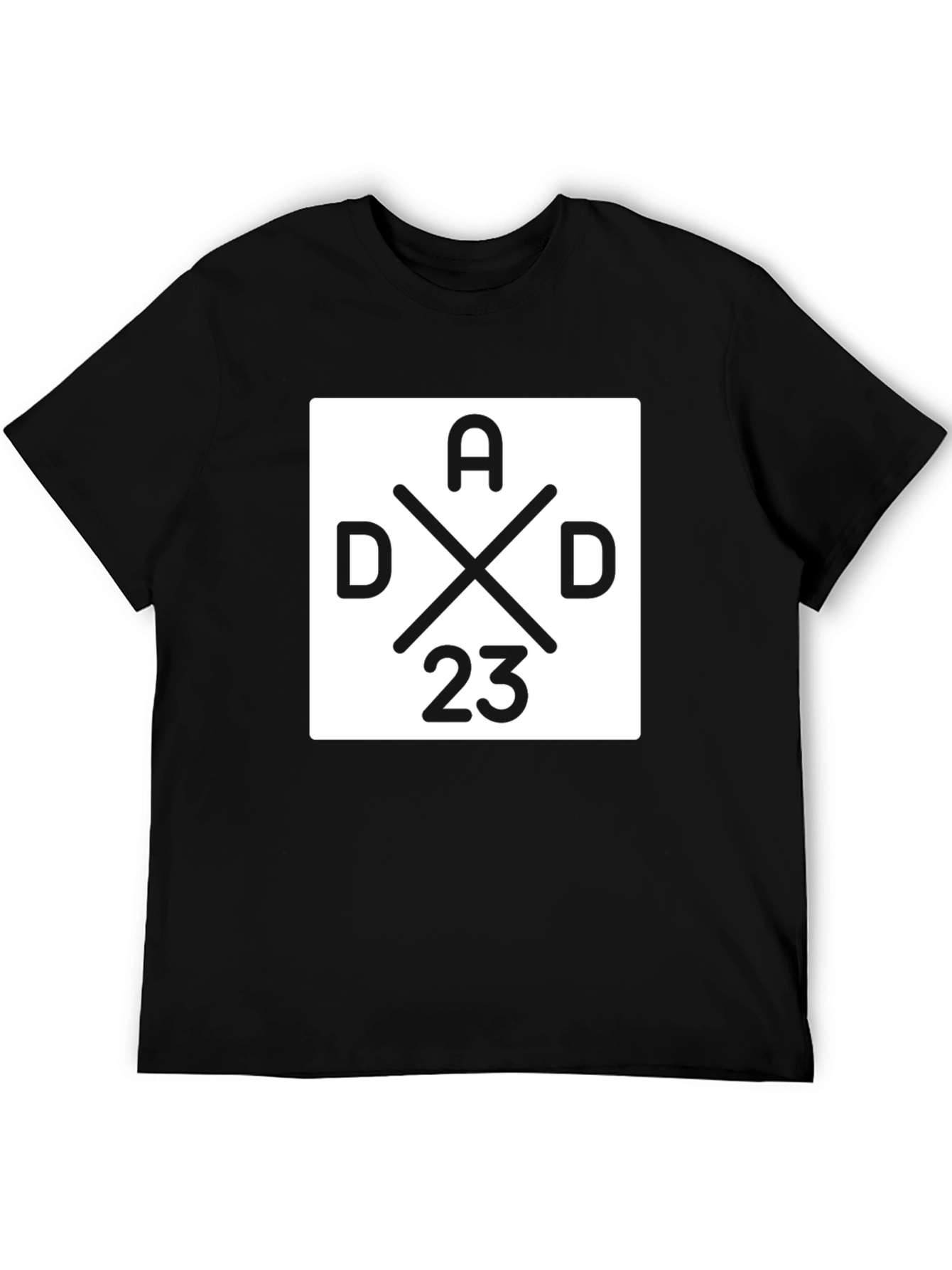 Dad 23 Graphic T-Shirt - Stylish Black Cotton Tee