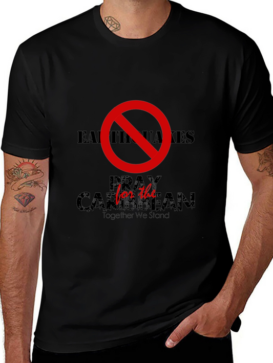Earthquakes Pray for the Caribbean Graphic Tee